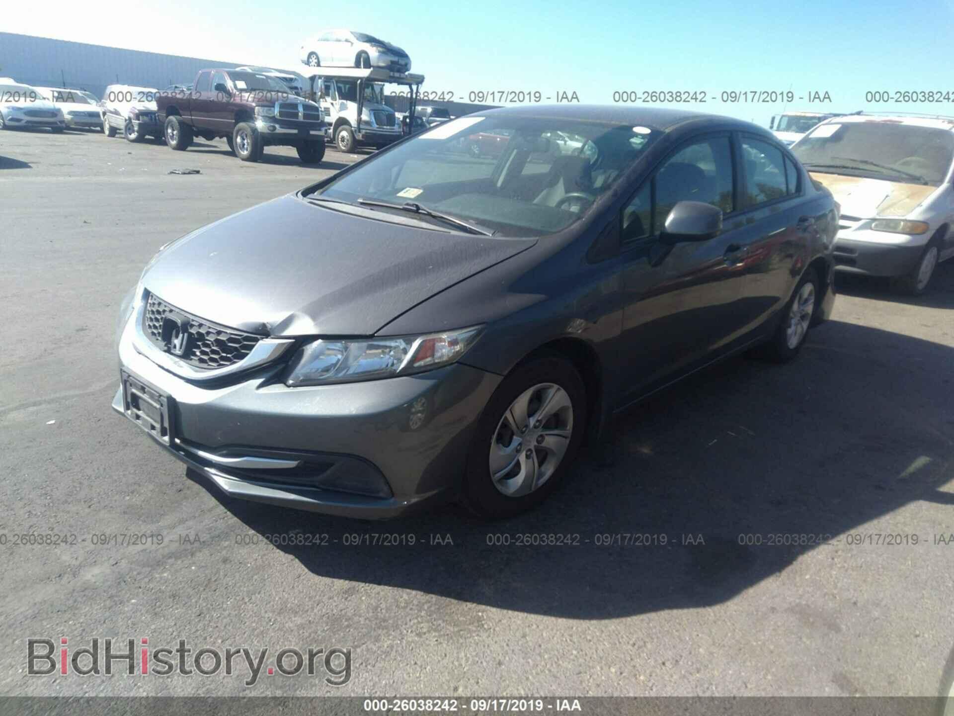2013 HONDA CIVIC - VIN: 2HGFB2F54DH567527 - Фото 2