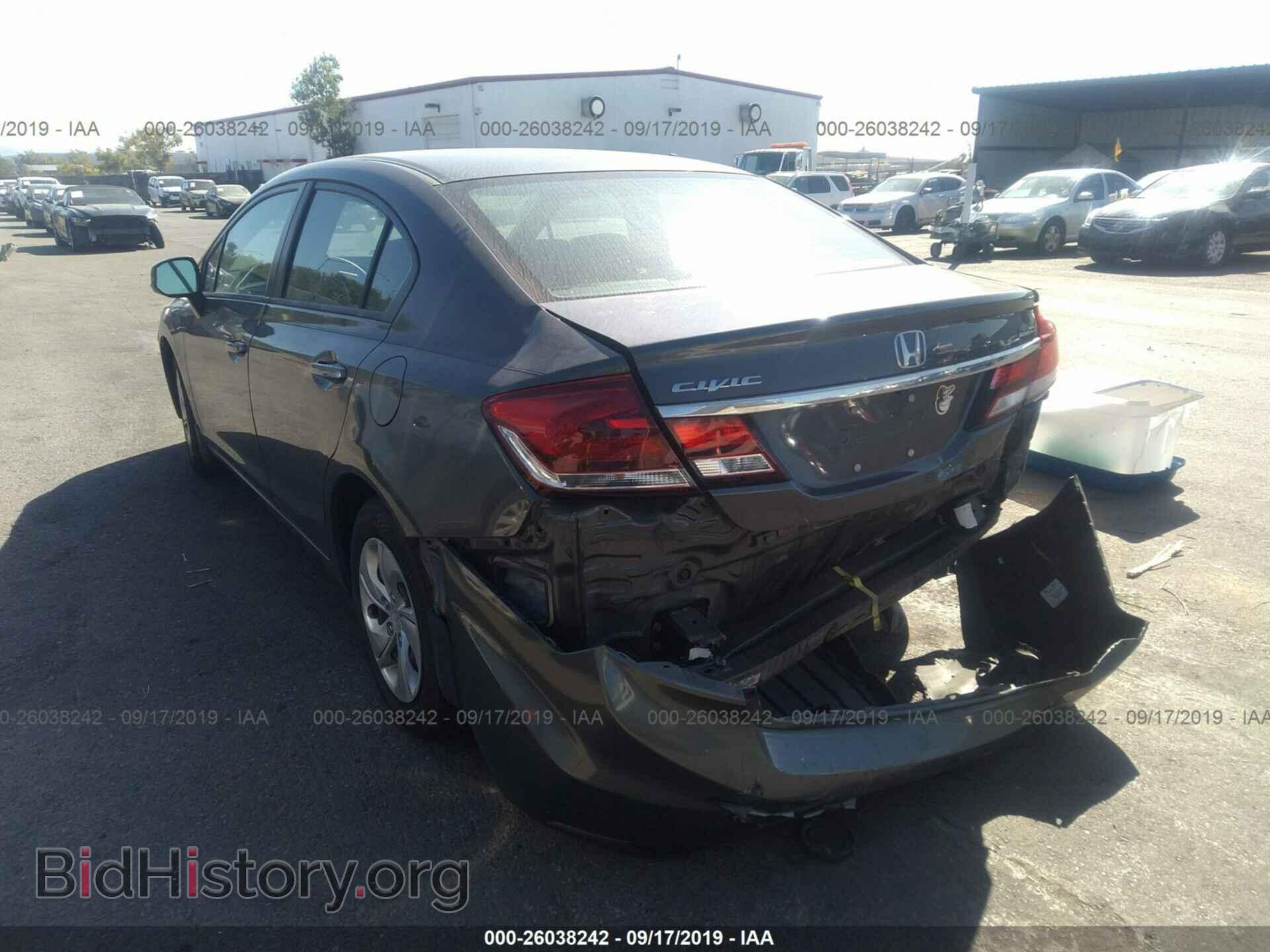 2013 HONDA CIVIC - VIN: 2HGFB2F54DH567527 - Фото 3