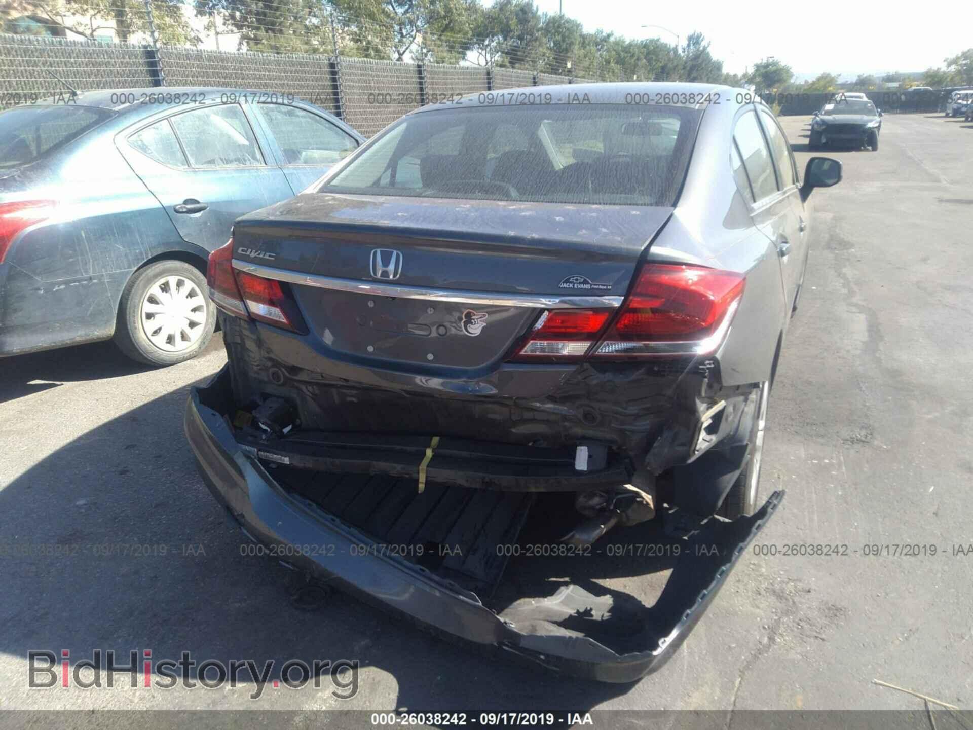 2013 HONDA CIVIC - VIN: 2HGFB2F54DH567527 - Фото 6