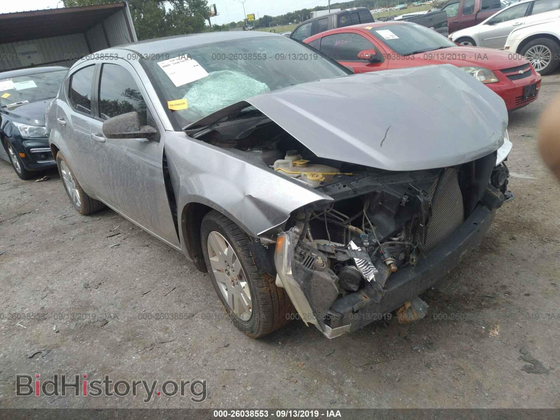 Фотография 1C3CDZAB7DN682586 - DODGE AVENGER 2013