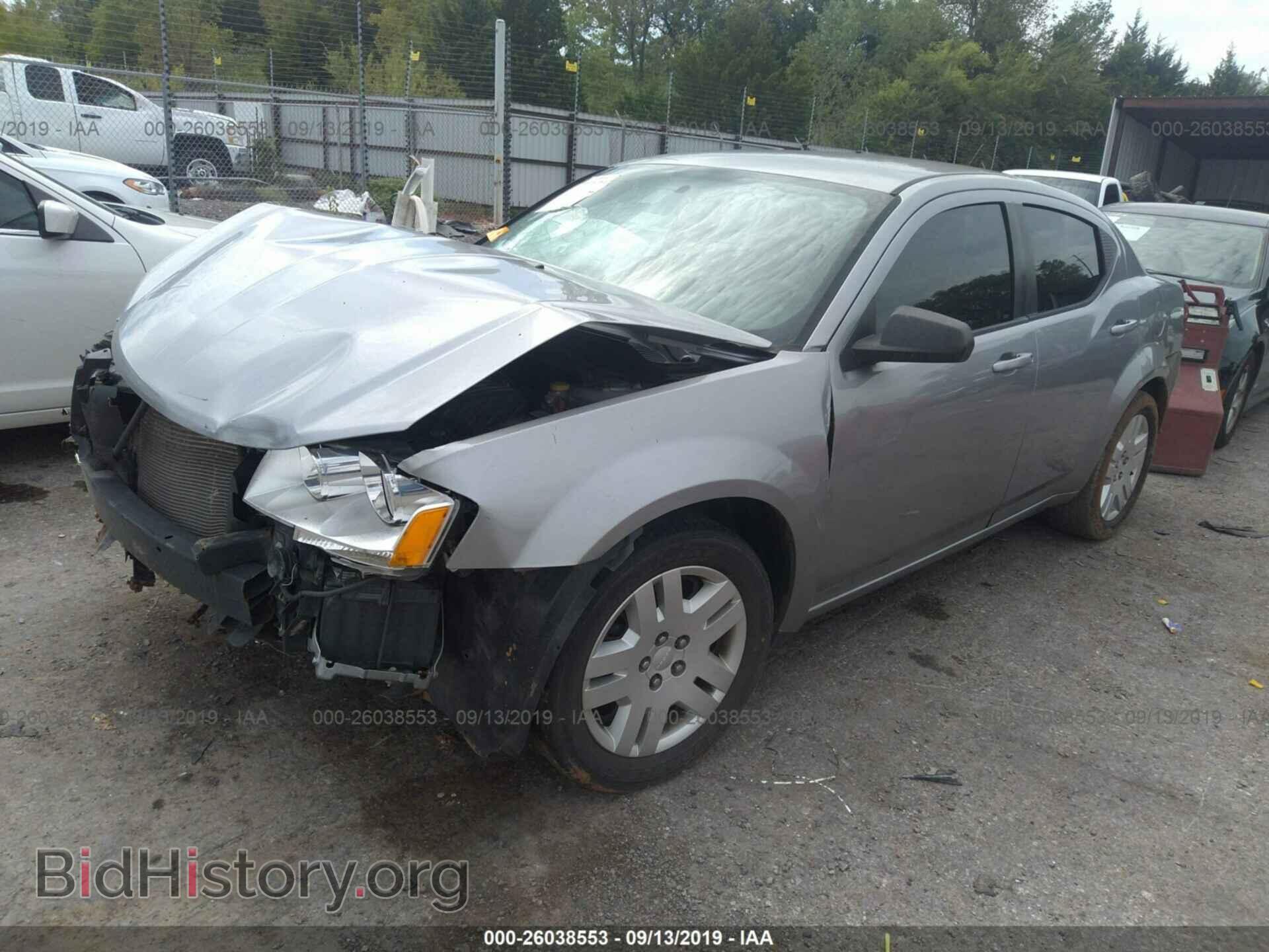 2013 DODGE AVENGER - VIN: 1C3CDZAB7DN682586 - Фото 2