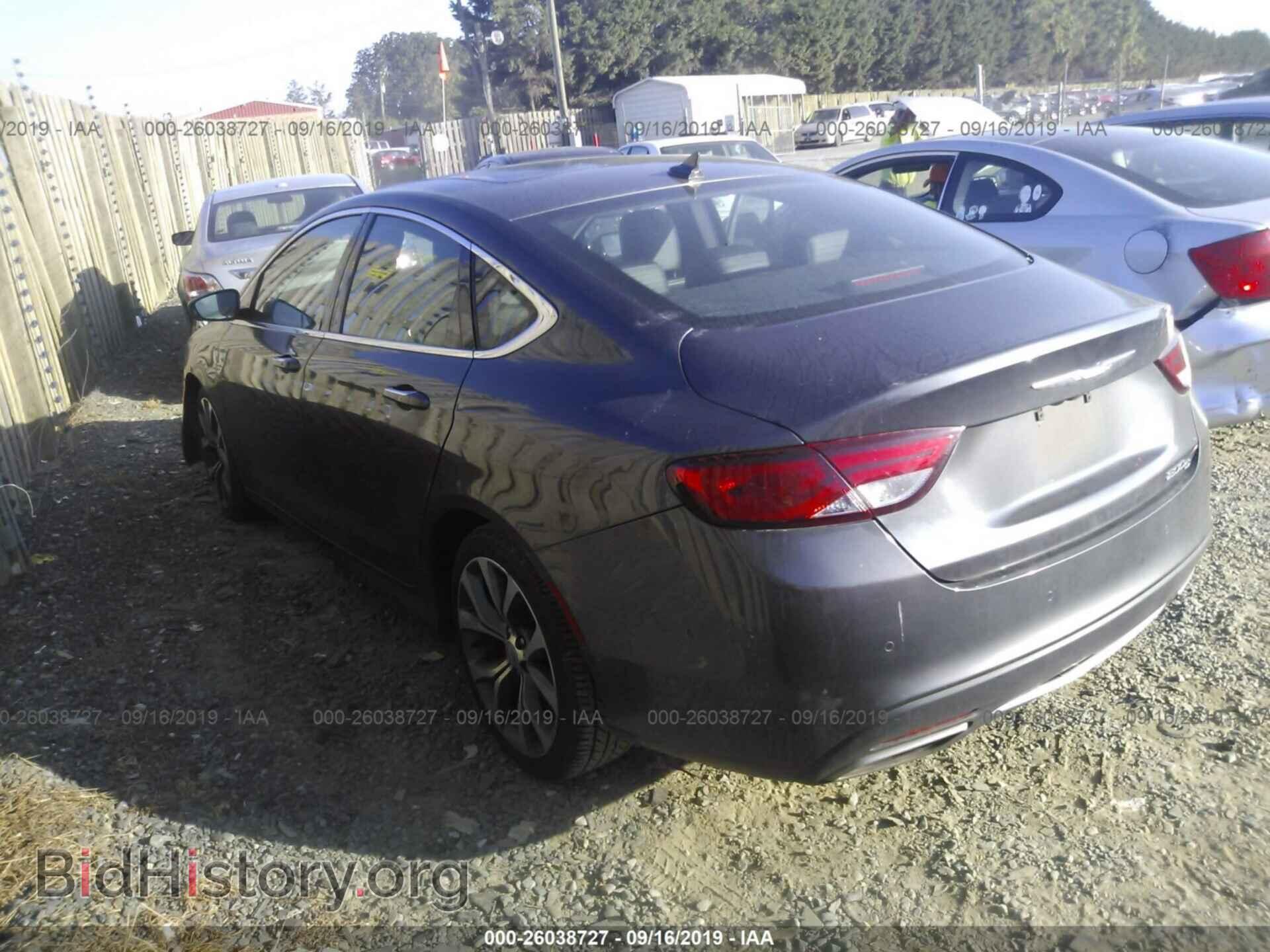 2015 CHRYSLER 200 - VIN: 1C3CCCCG2FN526645 - Photo 3