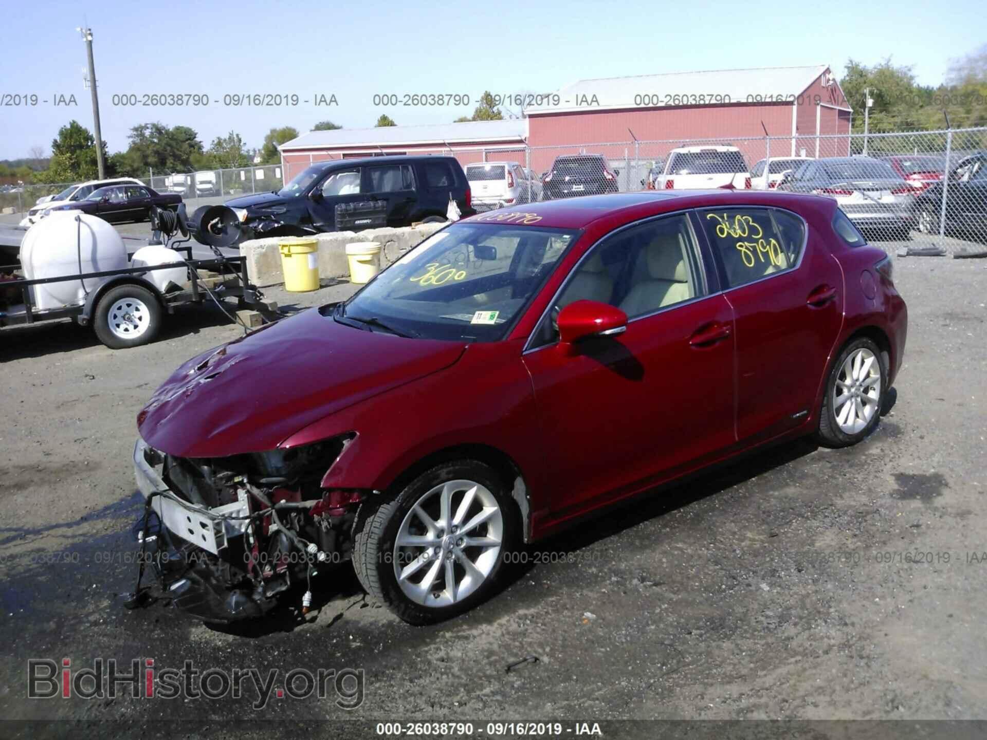 2013 LEXUS CT - VIN: JTHKD5BH3D2130652 - Фото 2