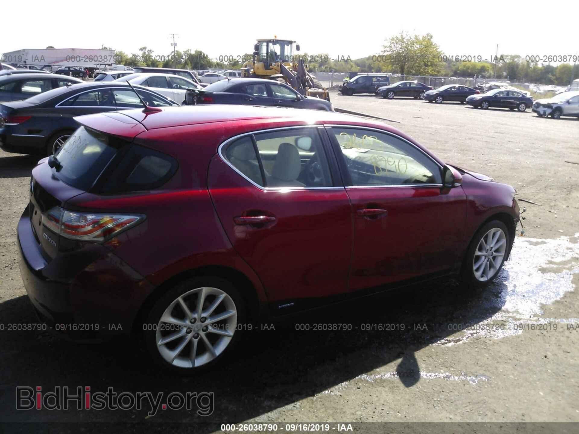 2013 LEXUS CT - VIN: JTHKD5BH3D2130652 - Фото 4