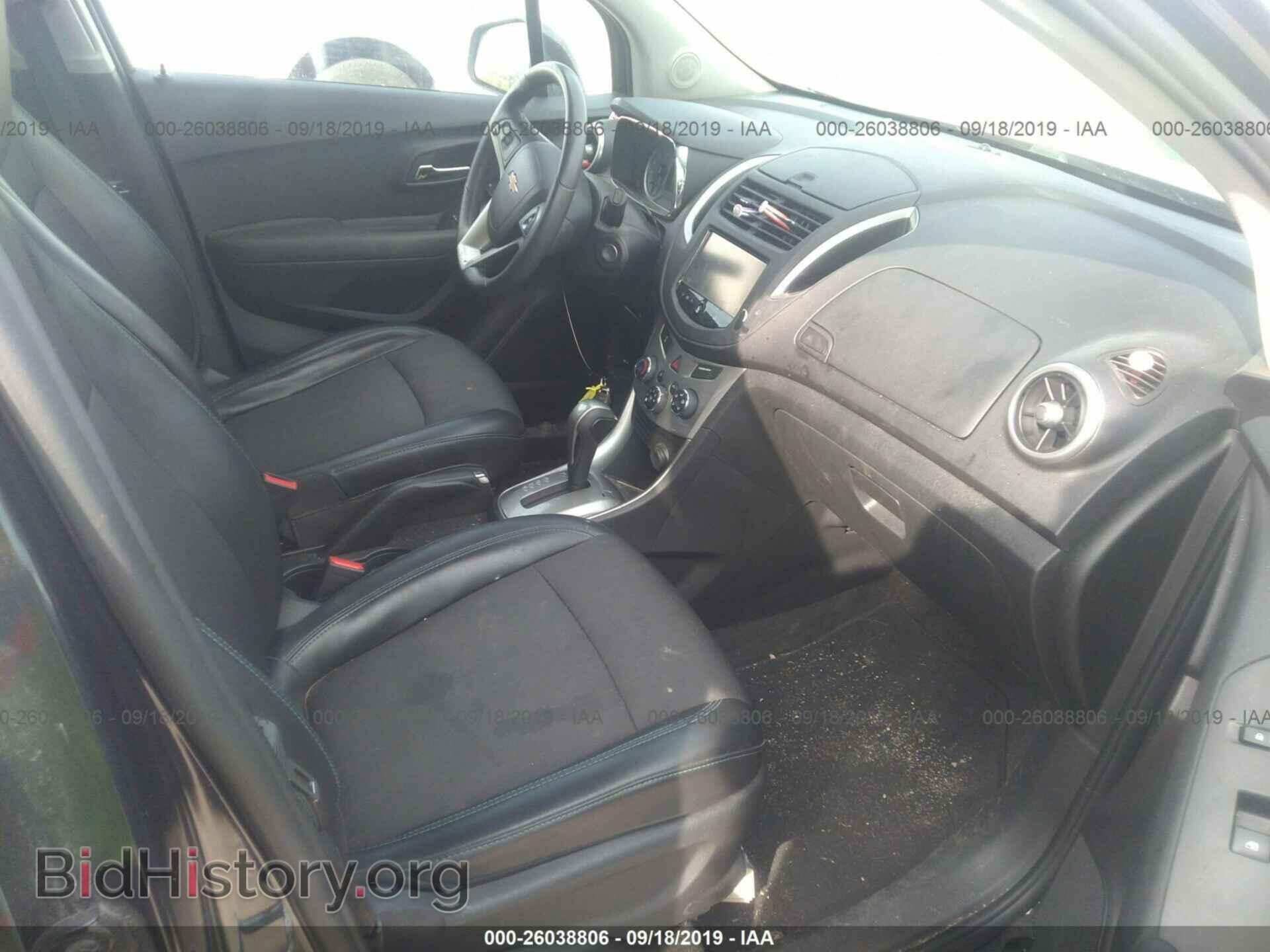 2015 Chevrolet Trax - VIN: 3GNCJRSB4FL213887 - Фото 5