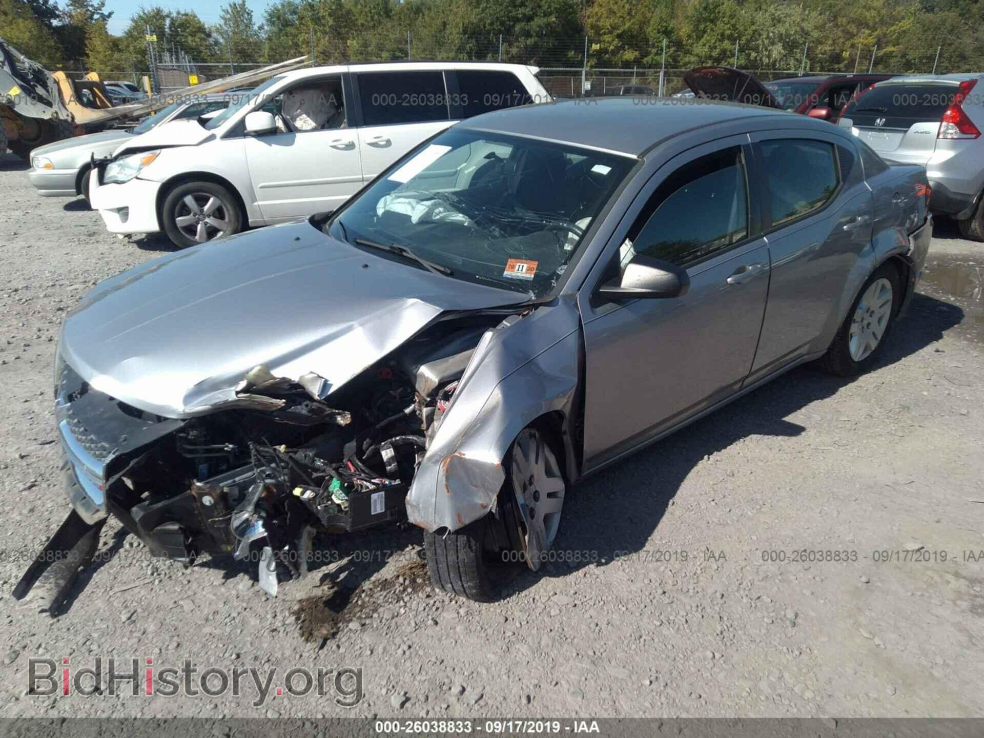 2014 DODGE AVENGER - VIN: 1C3CDZAB4EN167286 - Фото 2