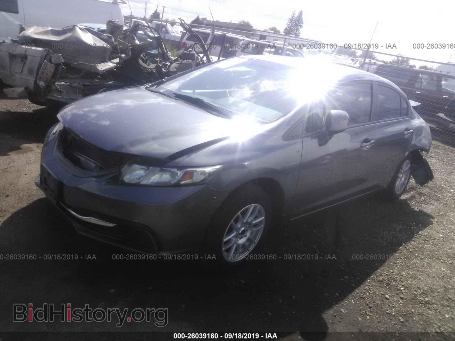 2013 HONDA CIVIC - VIN: 19XFB2F50DE262262 - Фото 2