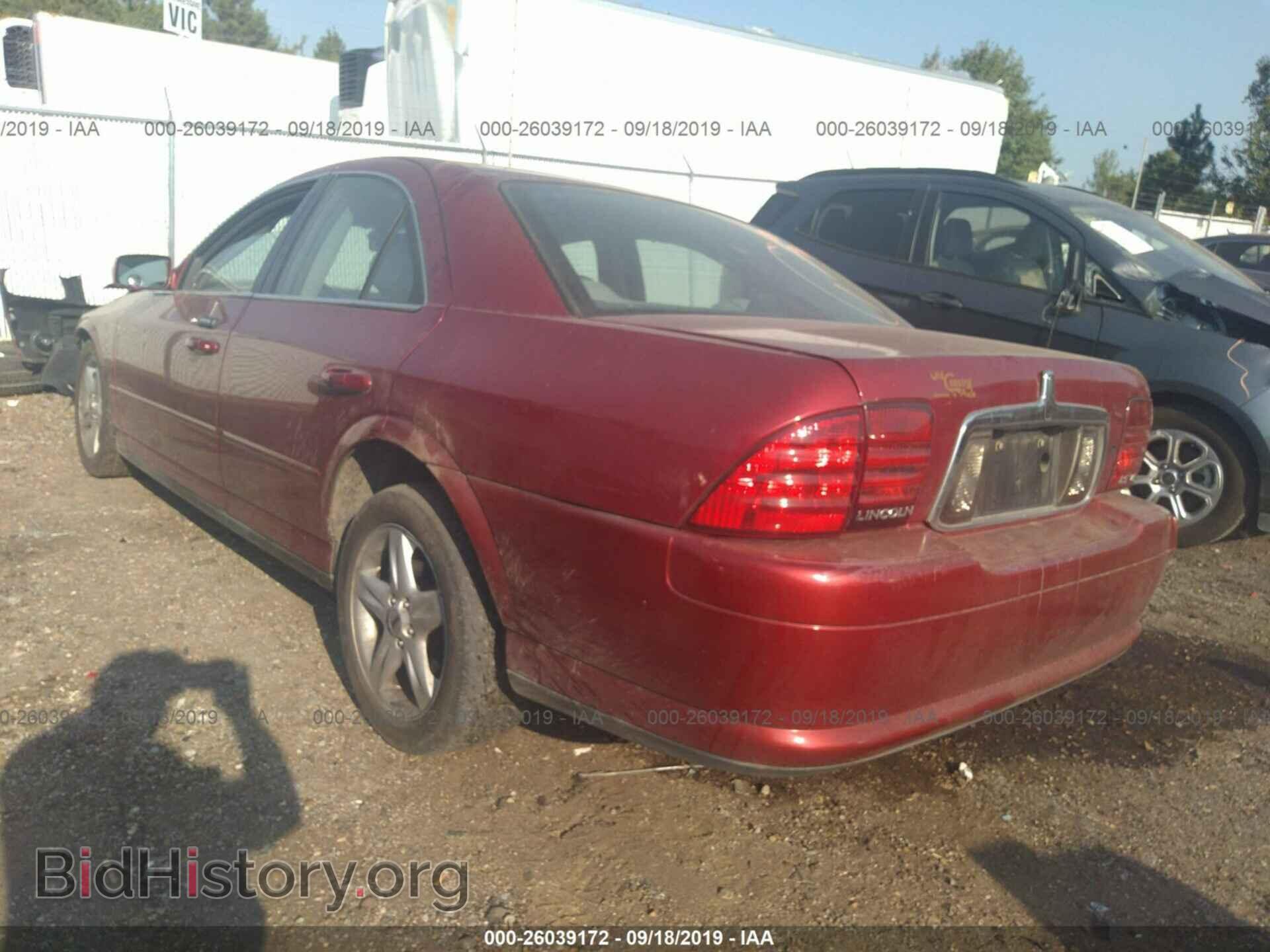 2002 LINCOLN LS - VIN: 1LNHM87A62Y675033 - Фото 3