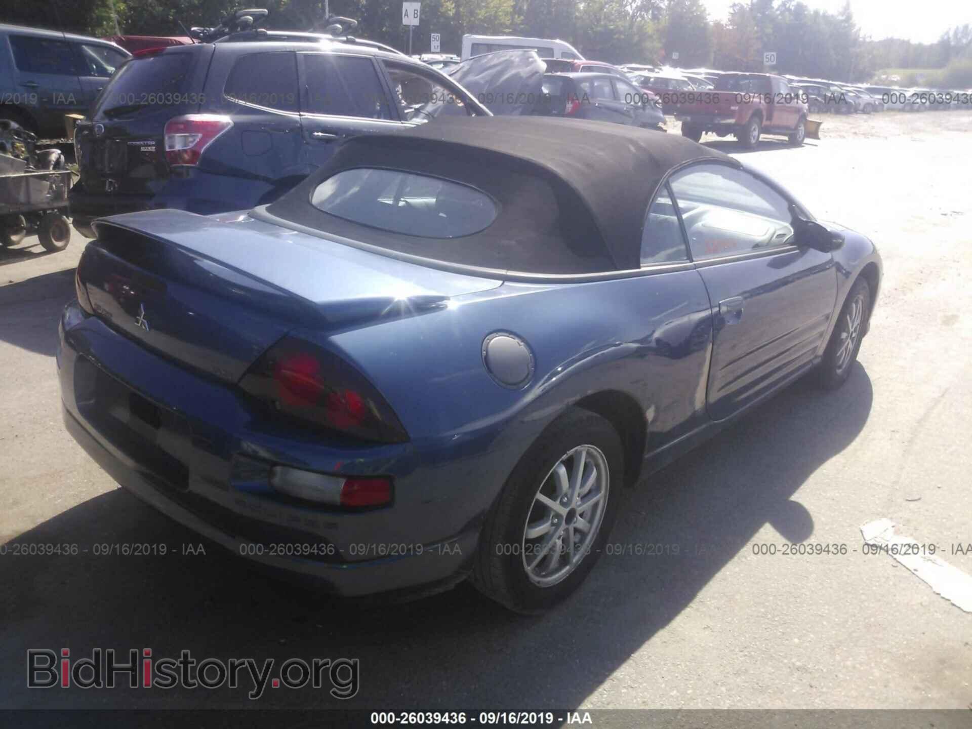 2002 MITSUBISHI ECLIPSE - VIN: 4A3AE45GX2E049311 - Фото 4