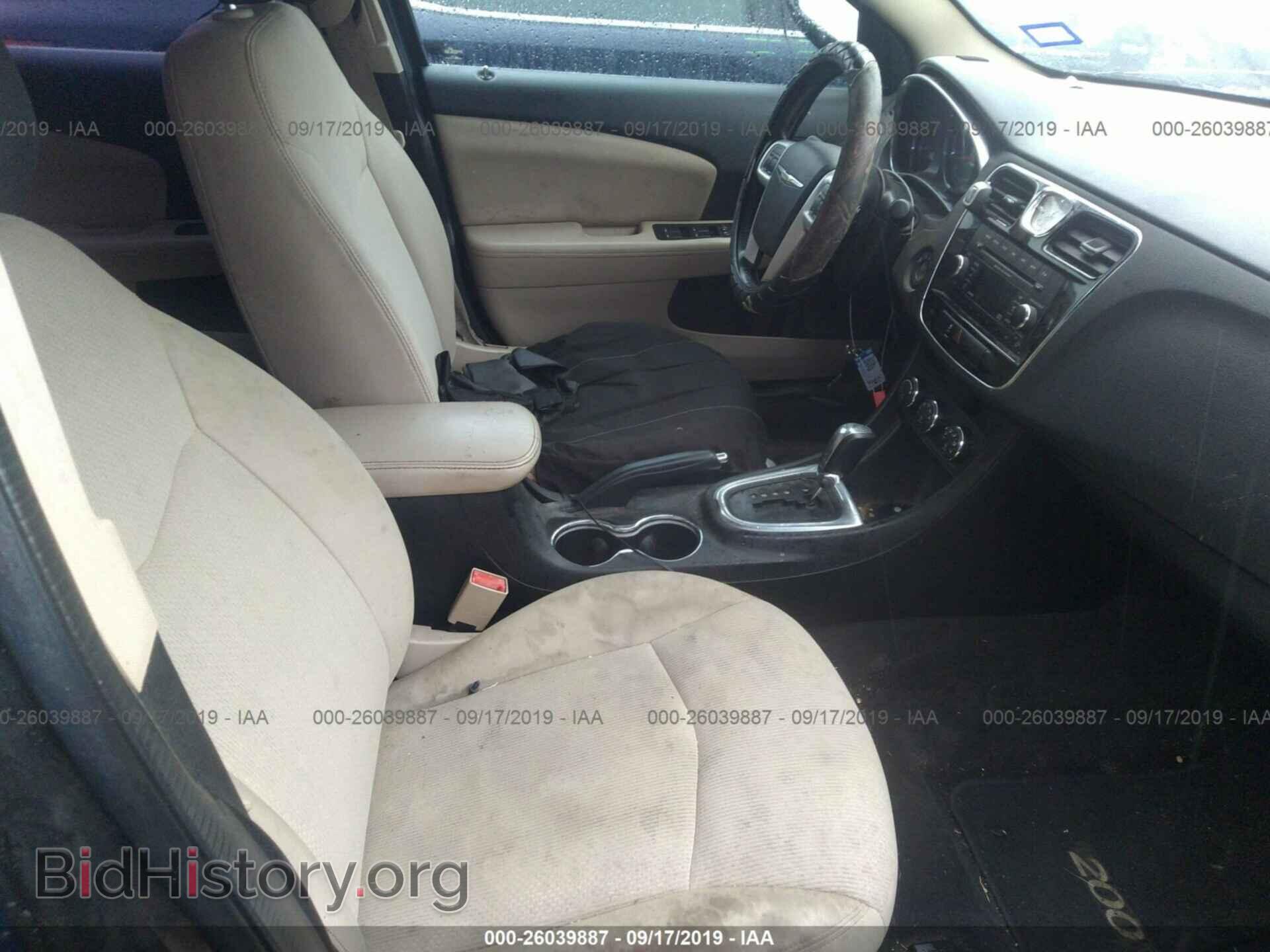 2013 CHRYSLER 200 - VIN: 1C3CCBBG9DN678740 - Фото 5