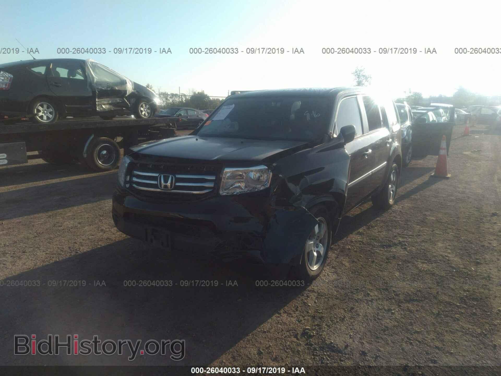 2014 HONDA PILOT - VIN: 5FNYF4H22EB054665 - Фото 2