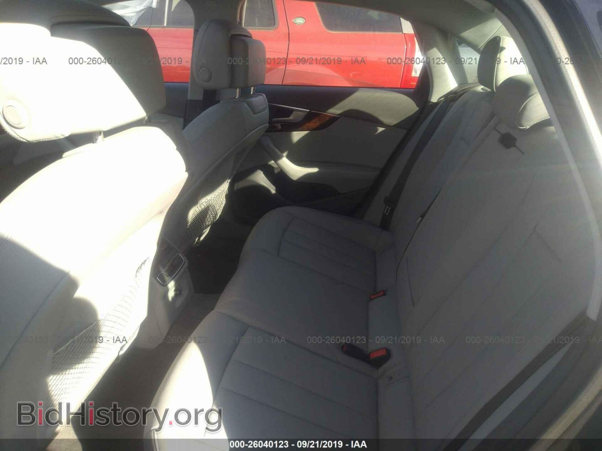 2019 AUDI A4 - VIN: WAUDNAF41KA007102 - Фото 8