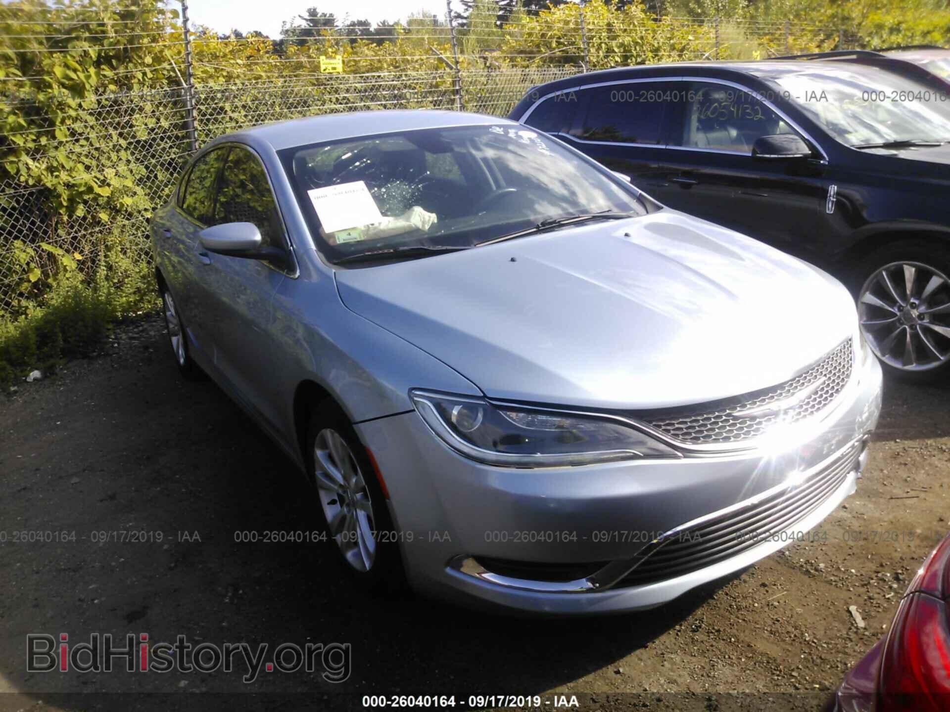 Photo 1C3CCCAB4FN759370 - CHRYSLER 200 2015