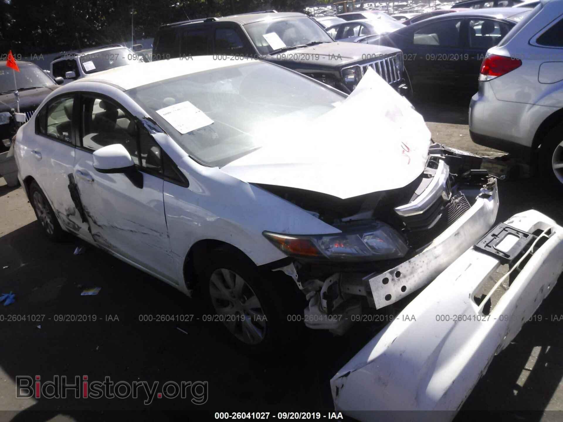 Photo 2HGFB2F54CH306199 - HONDA CIVIC 2012