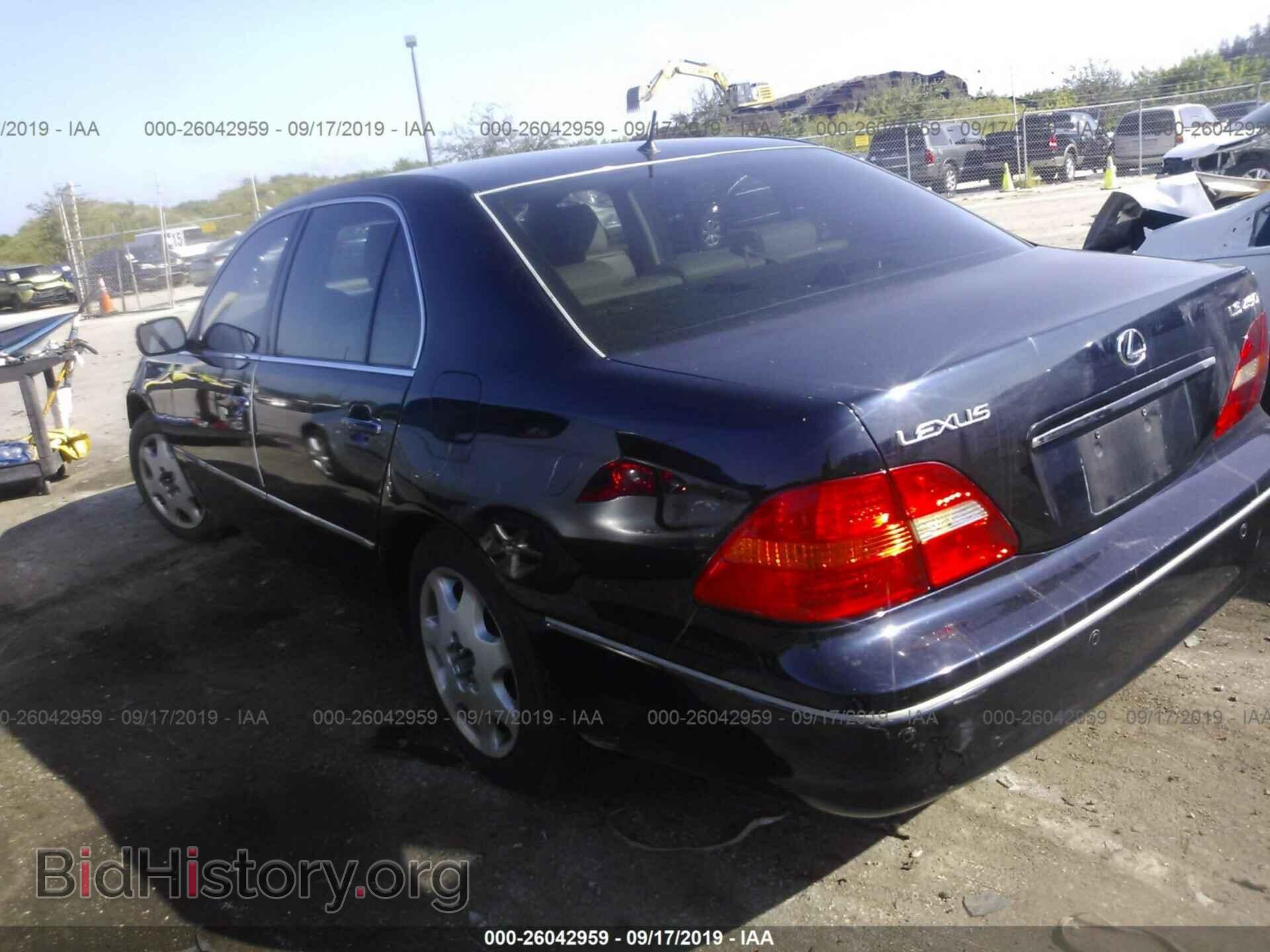 2003 LEXUS LS - VIN: JTHBN30F030107407 - Photo 3
