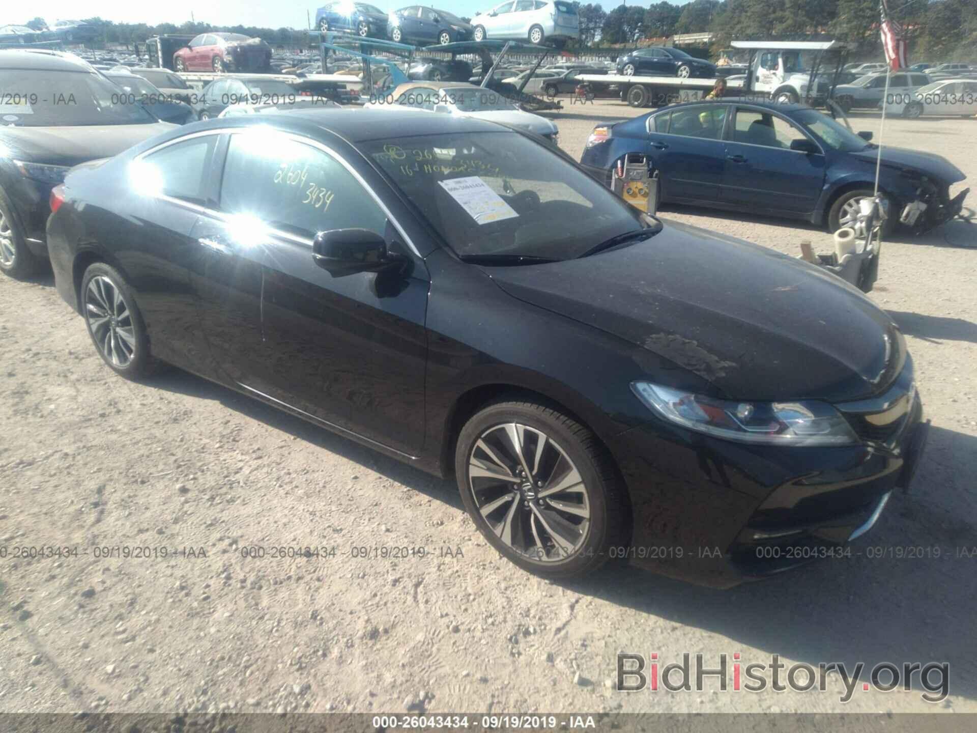 Photo 1HGCT2B82GA001059 - HONDA ACCORD 2016