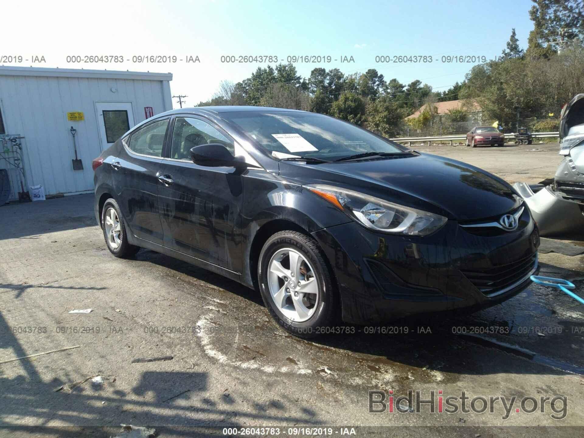 Photo KMHDH4AE6EU103141 - HYUNDAI ELANTRA 2014