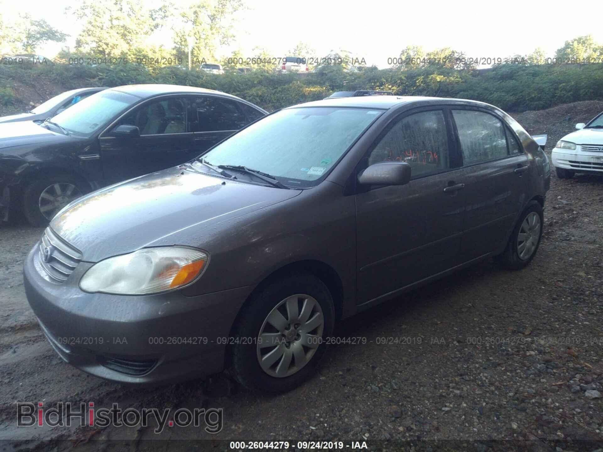 2003 TOYOTA COROLLA - VIN: 2T1BR32E13C022494 - Photo 2