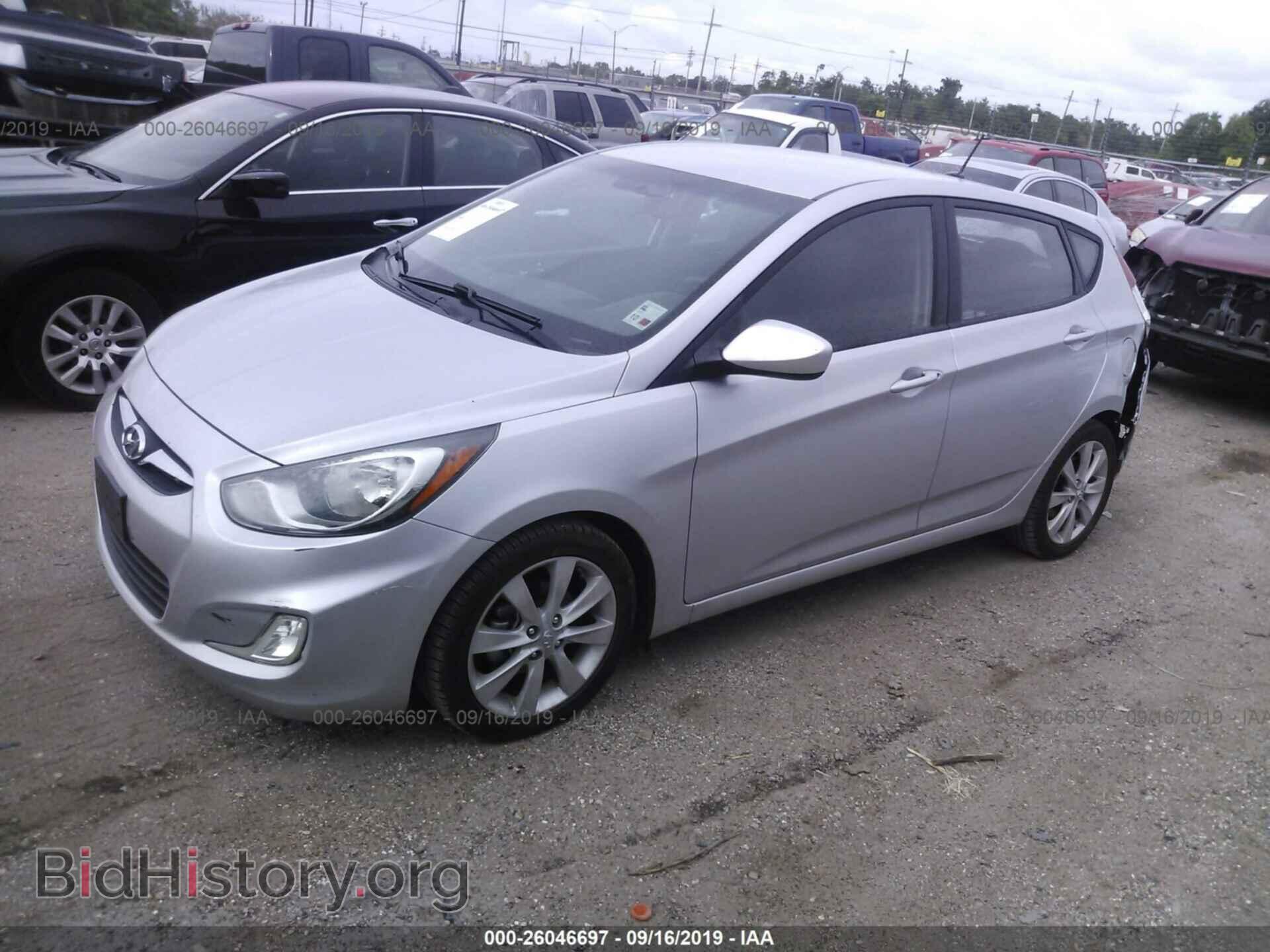 2012 HYUNDAI ACCENT - VIN: KMHCU5AE3CU013312 - Фото 2