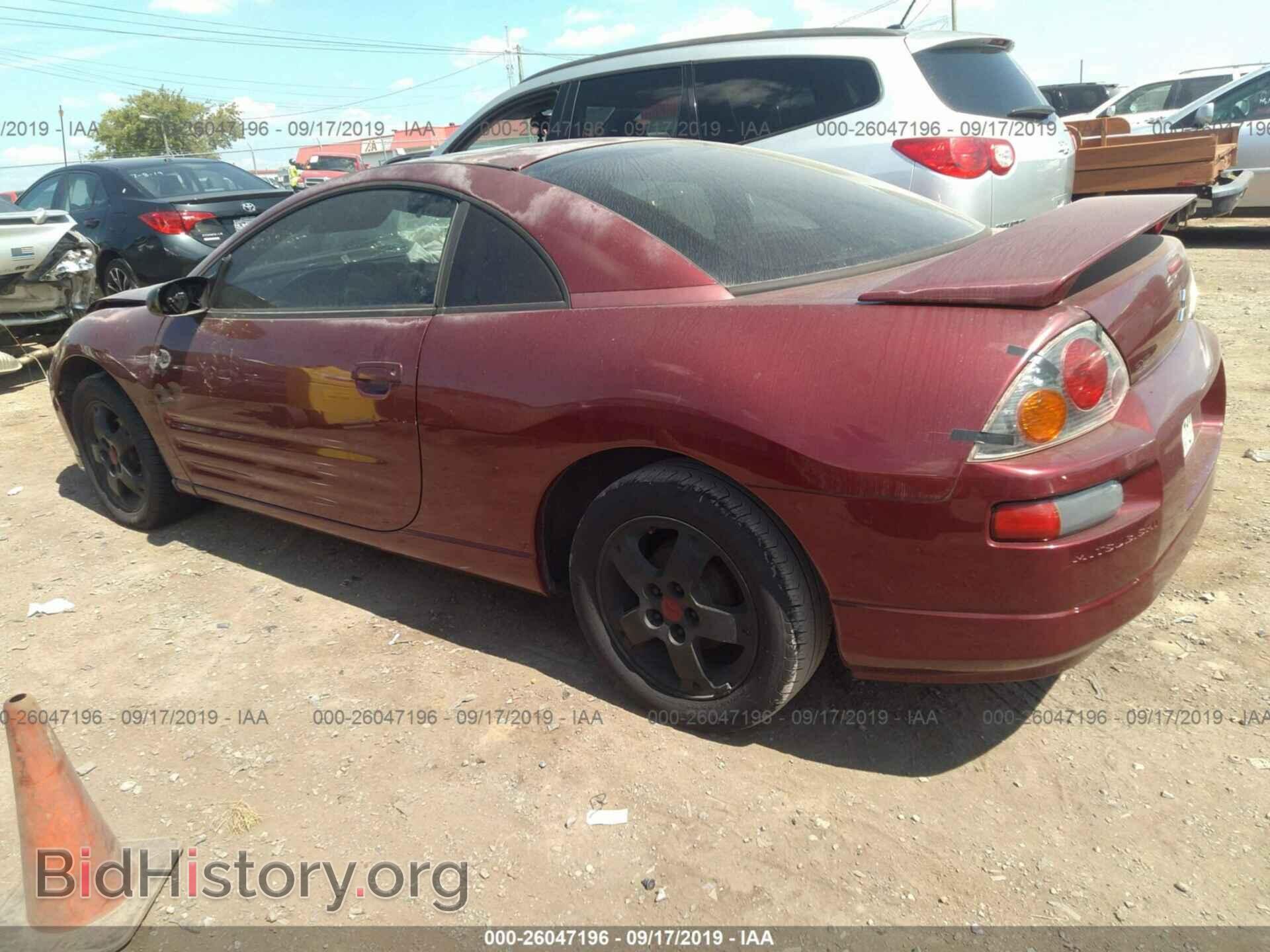 2003 MITSUBISHI ECLIPSE - VIN: 4A3AC44G23E186459 - Photo 3