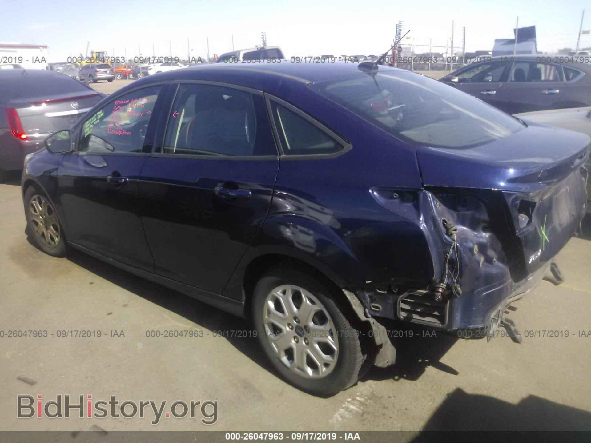 2012 FORD FOCUS - VIN: 1FAHP3F2XCL108756 - Photo 3
