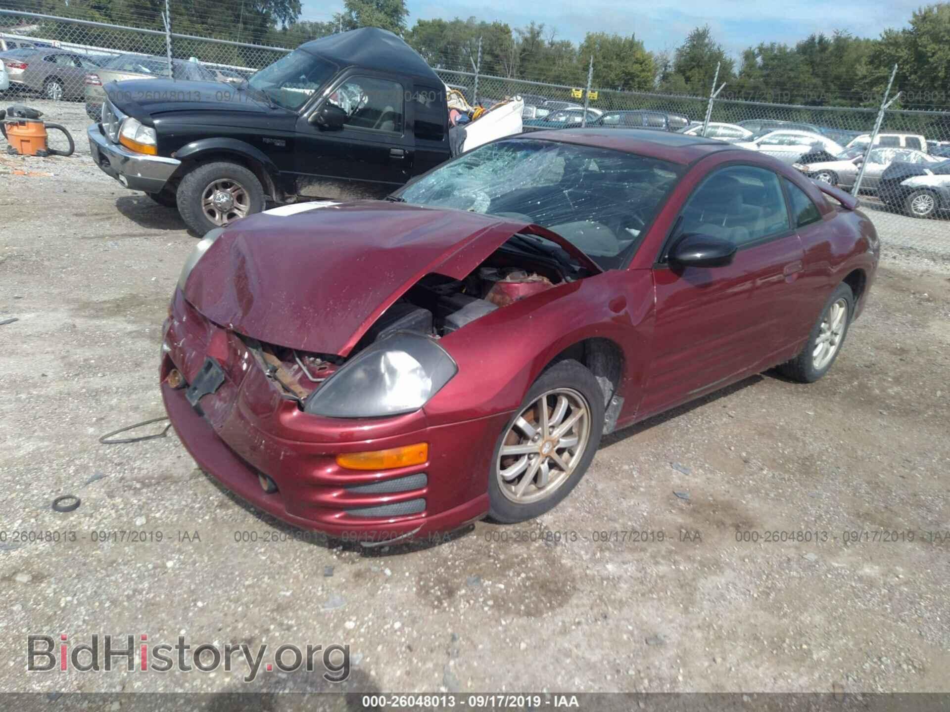 2001 MITSUBISHI ECLIPSE - VIN: 4A3AC44G61E127895 - Фото 2