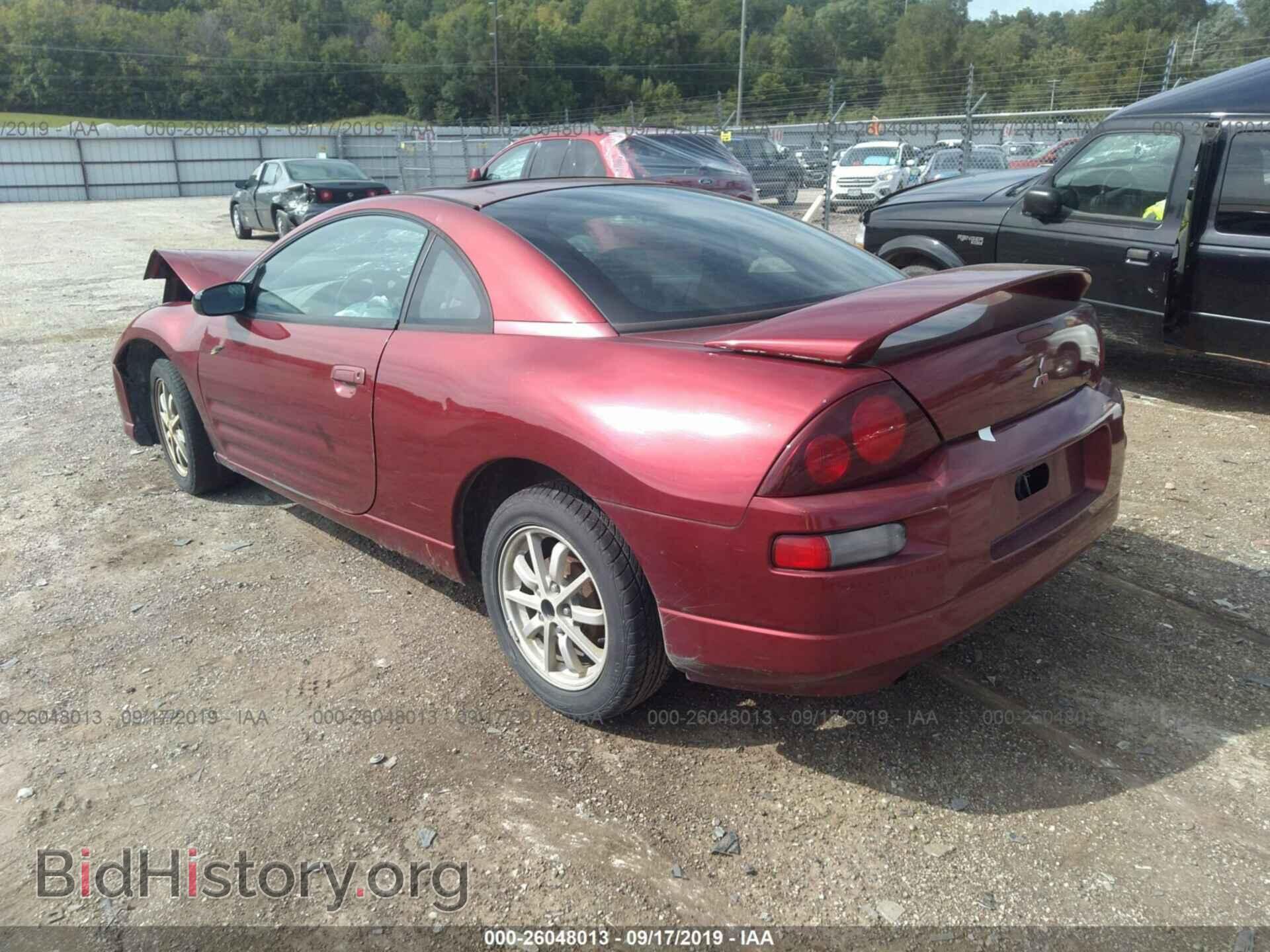 2001 MITSUBISHI ECLIPSE - VIN: 4A3AC44G61E127895 - Фото 3