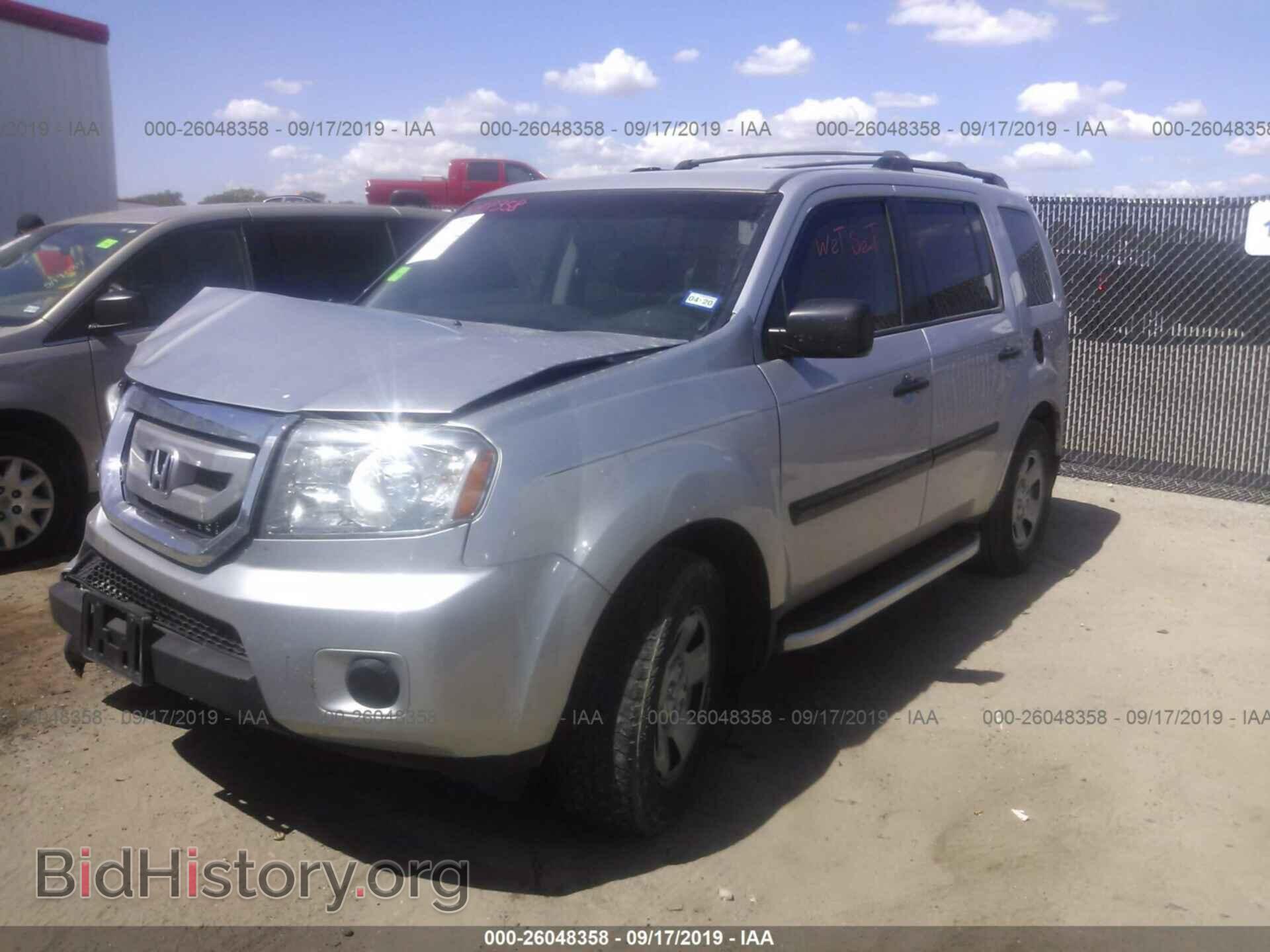 2011 HONDA PILOT - VIN: 5FNYF3H25BB045111 - Фото 2