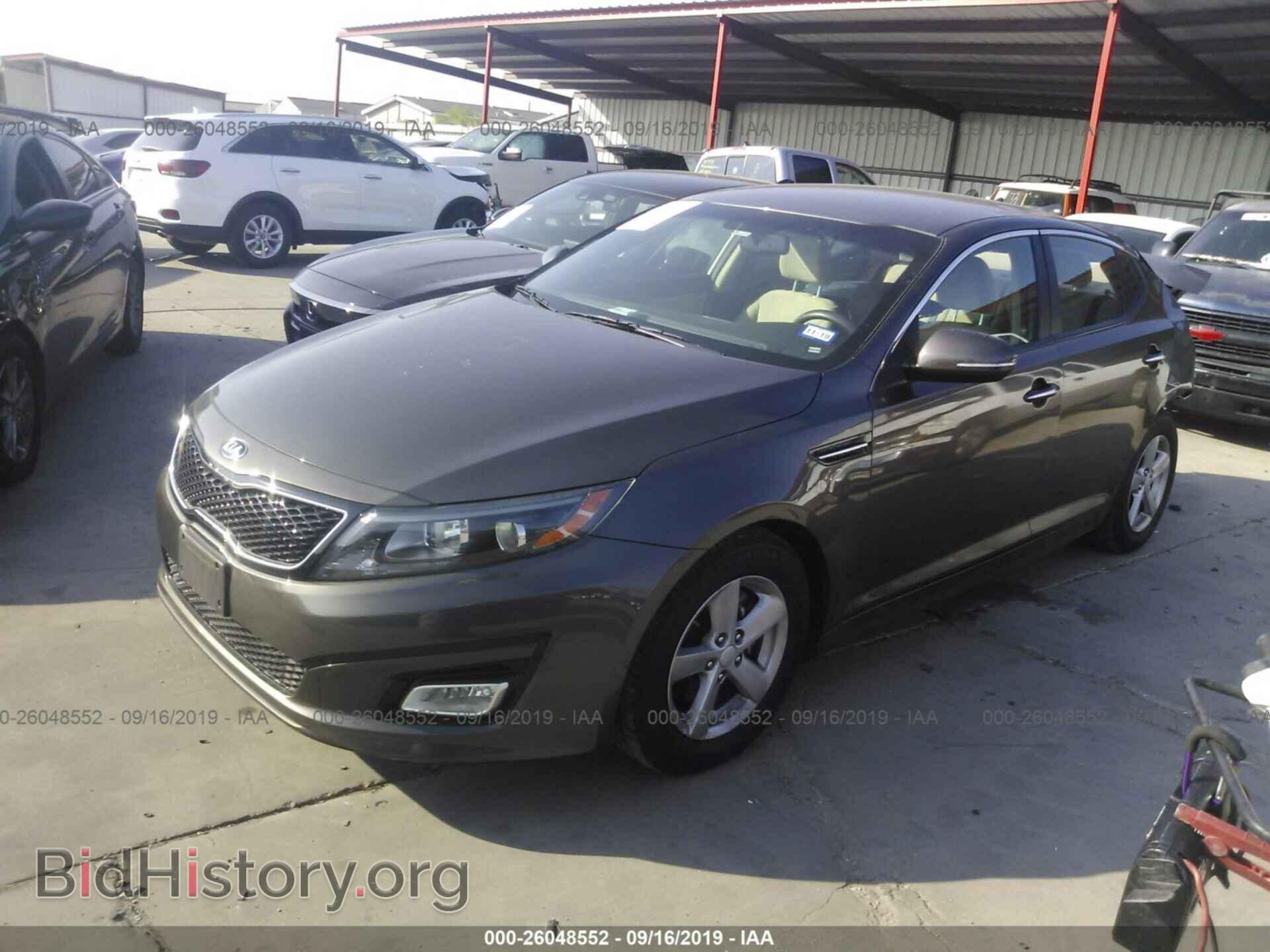 2015 KIA OPTIMA - VIN: 5XXGM4A71FG386411 - Фото 2