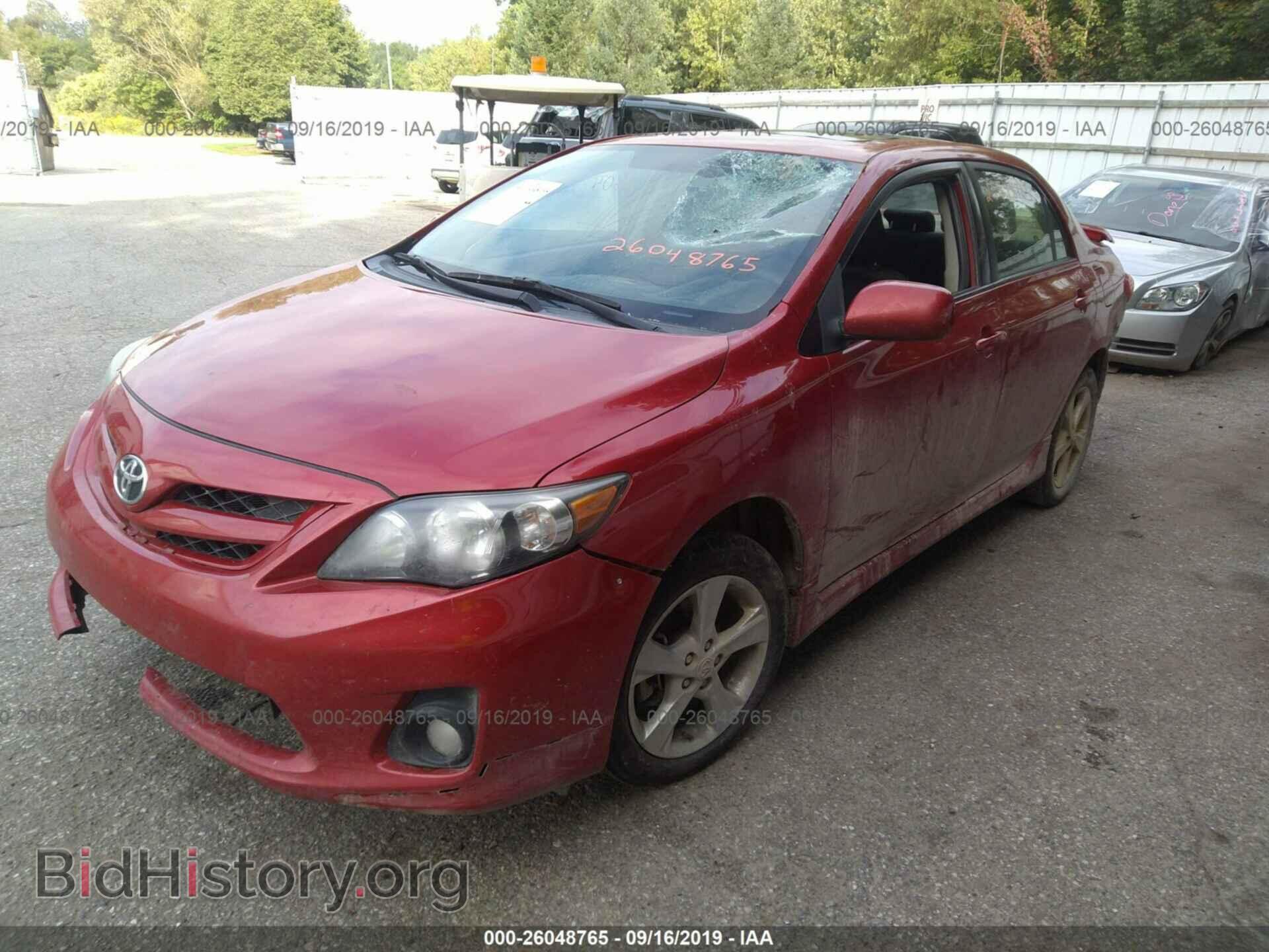 2011 TOYOTA COROLLA - VIN: 2T1BU4EE2BC665757 - Фото 2