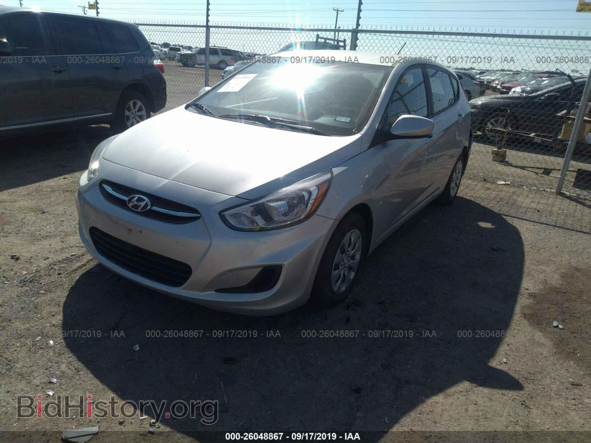 2016 HYUNDAI ACCENT - VIN: KMHCT5AE6GU280355 - Фото 2