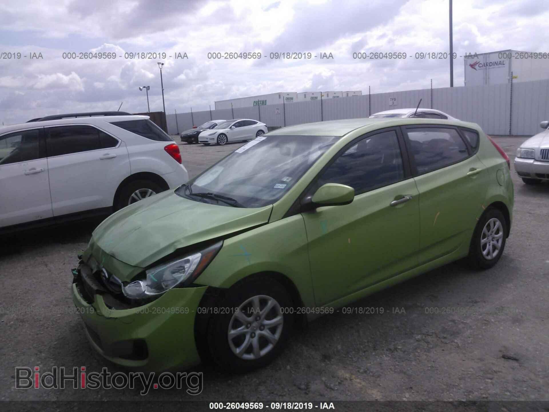 2013 HYUNDAI ACCENT - VIN: KMHCT5AE0DU082219 - Фото 2