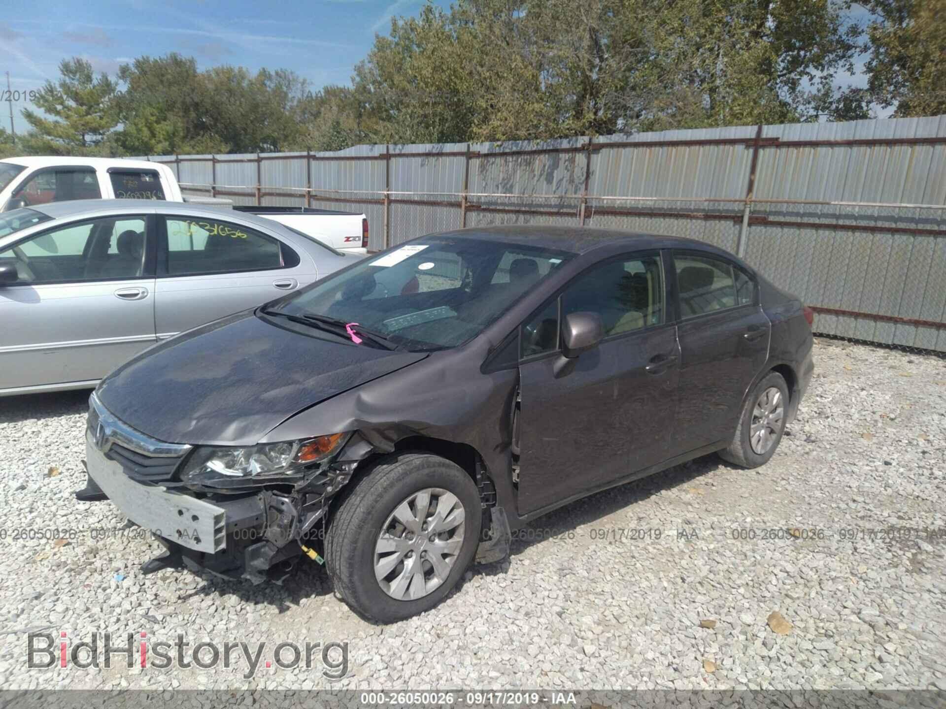 2012 HONDA CIVIC - VIN: 19XFB2F58CE105237 - Фото 2