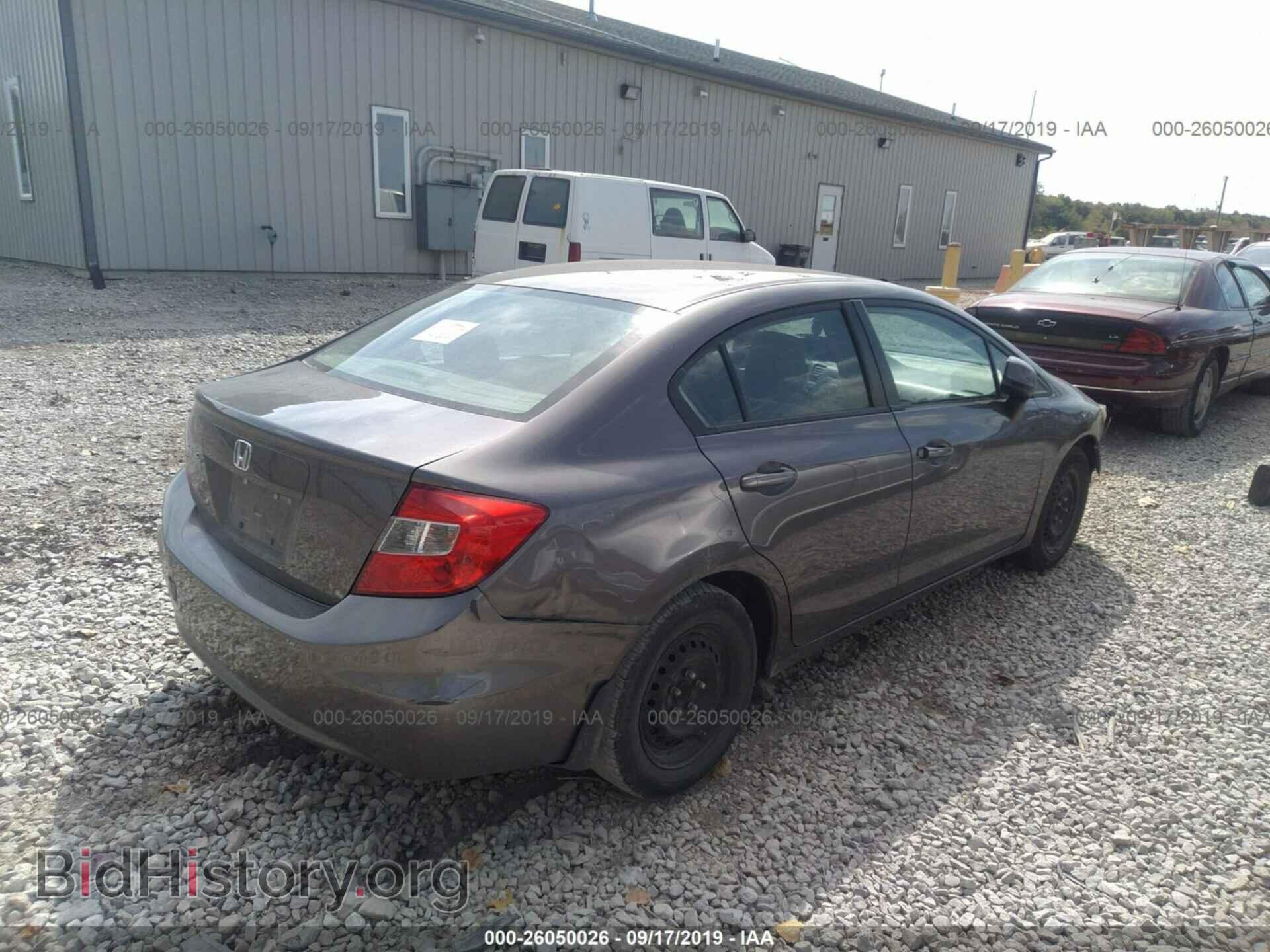 2012 HONDA CIVIC - VIN: 19XFB2F58CE105237 - Фото 4