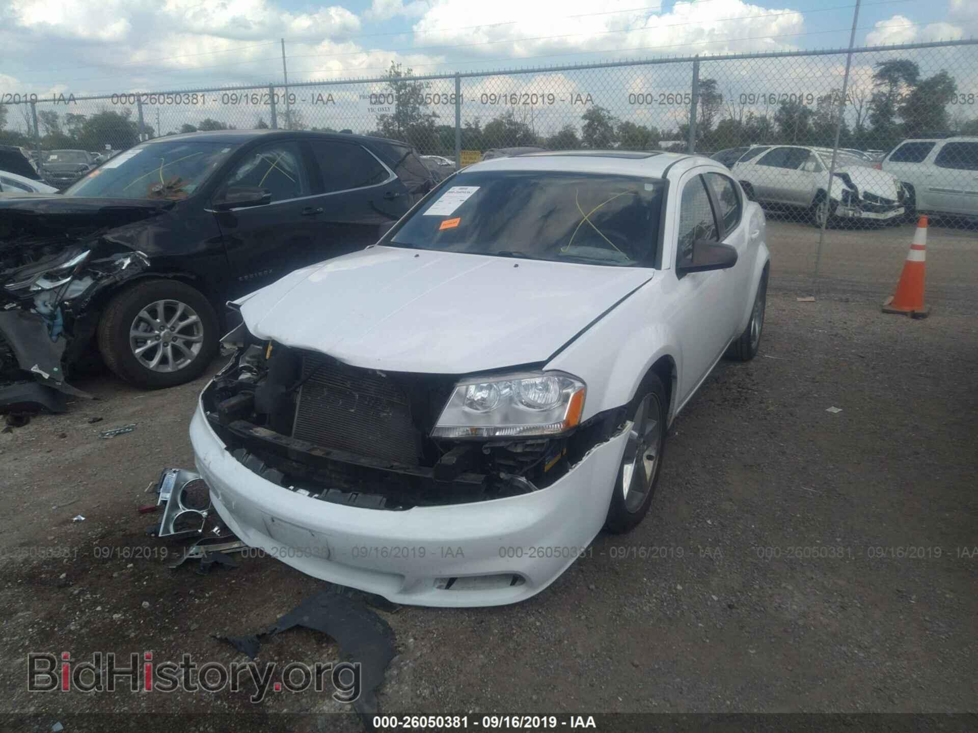 2013 DODGE AVENGER - VIN: 1C3CDZAB2DN603843 - Фото 2