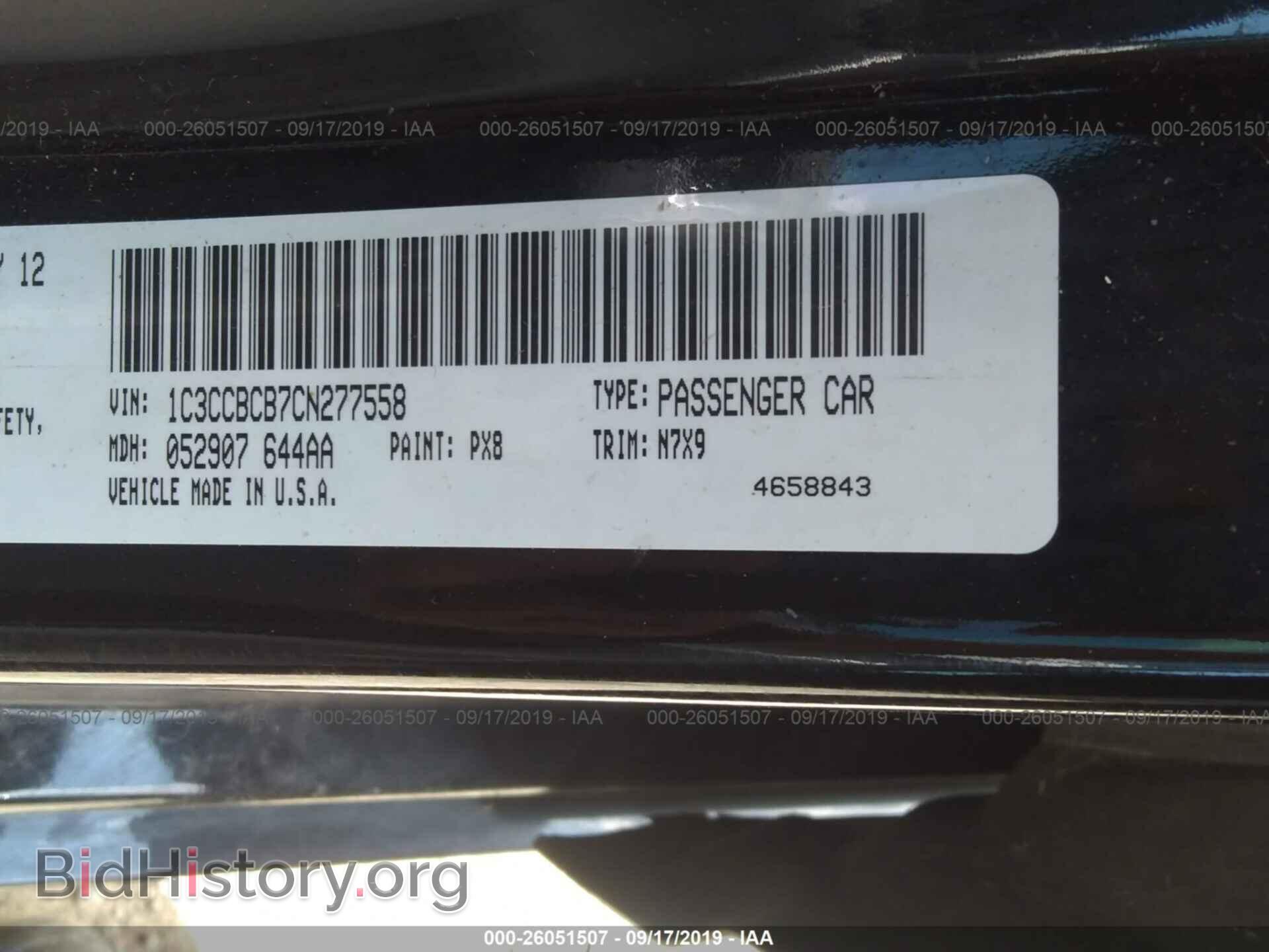 2012 CHRYSLER 200 - VIN: 1C3CCBCB7CN277558 - Photo 9