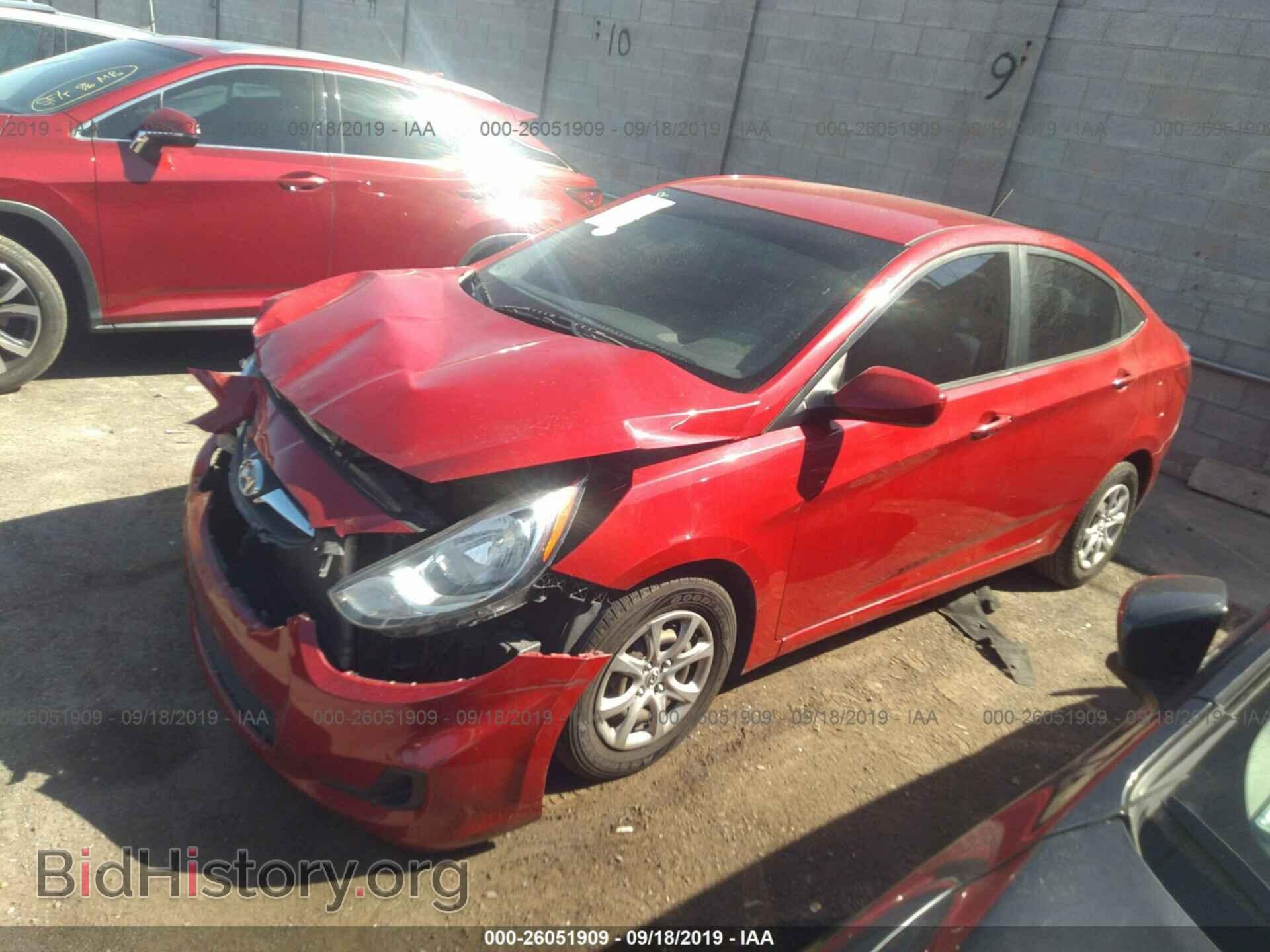 2013 HYUNDAI ACCENT - VIN: KMHCT4AE5DU482237 - Фото 2