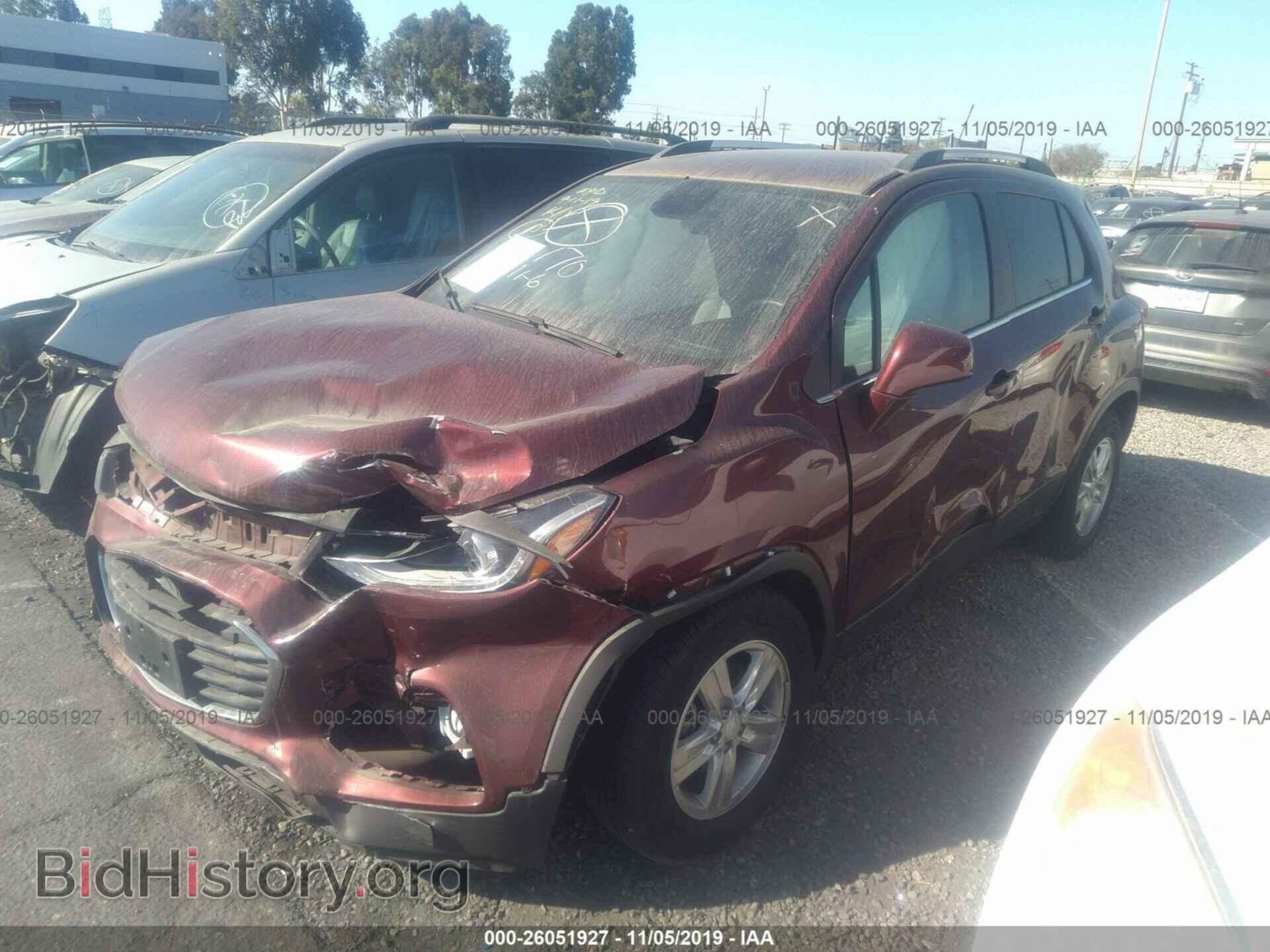2017 CHEVROLET TRAX - VIN: 3GNCJLSB1HL163594 - Photo 2
