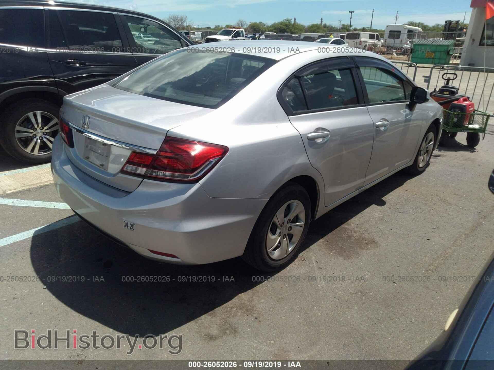 2013 HONDA CIVIC - VIN: 19XFB2F56DE027395 - Фото 4