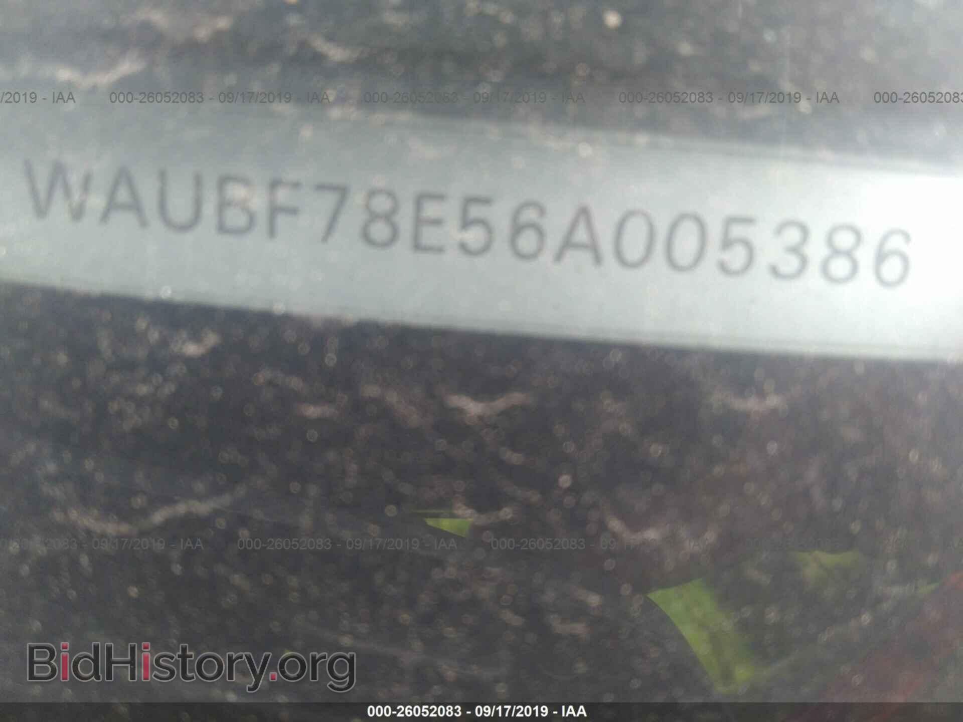2006 AUDI A4 - VIN: WAUBF78E56A005386 - Фото 9