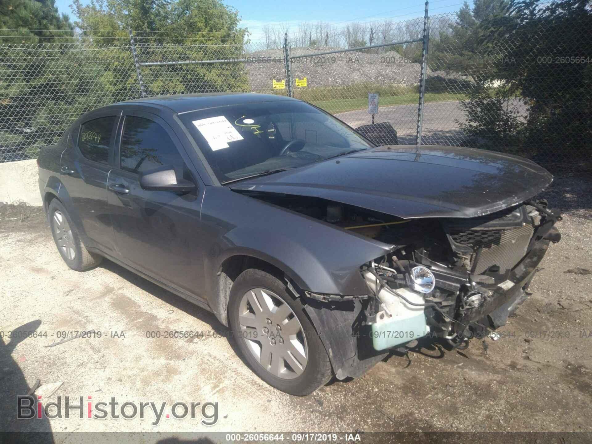 Photo 1C3CDZAG1DN669019 - DODGE AVENGER 2013