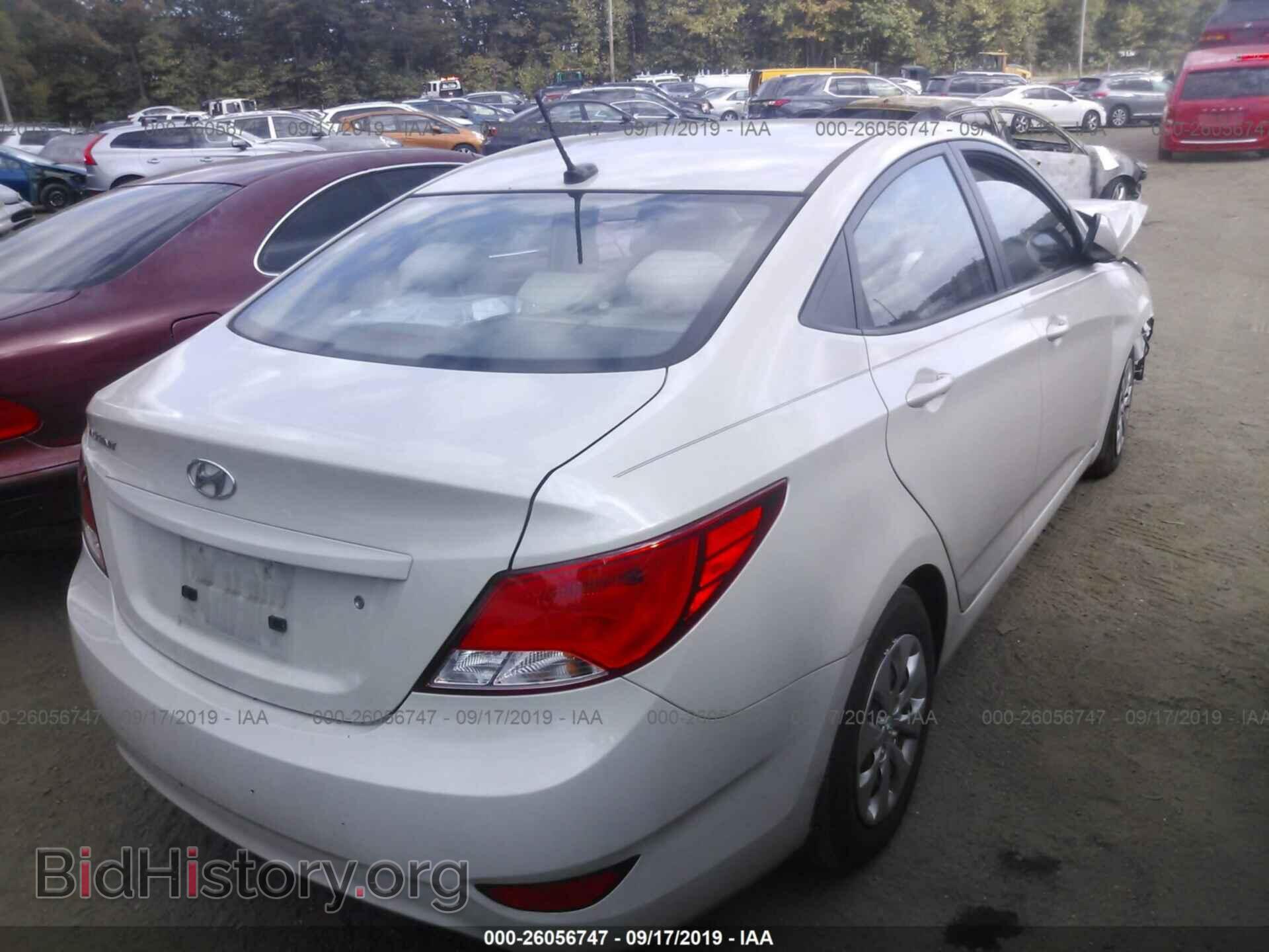 2016 HYUNDAI ACCENT - VIN: KMHCT4AE5GU163473 - Фото 4