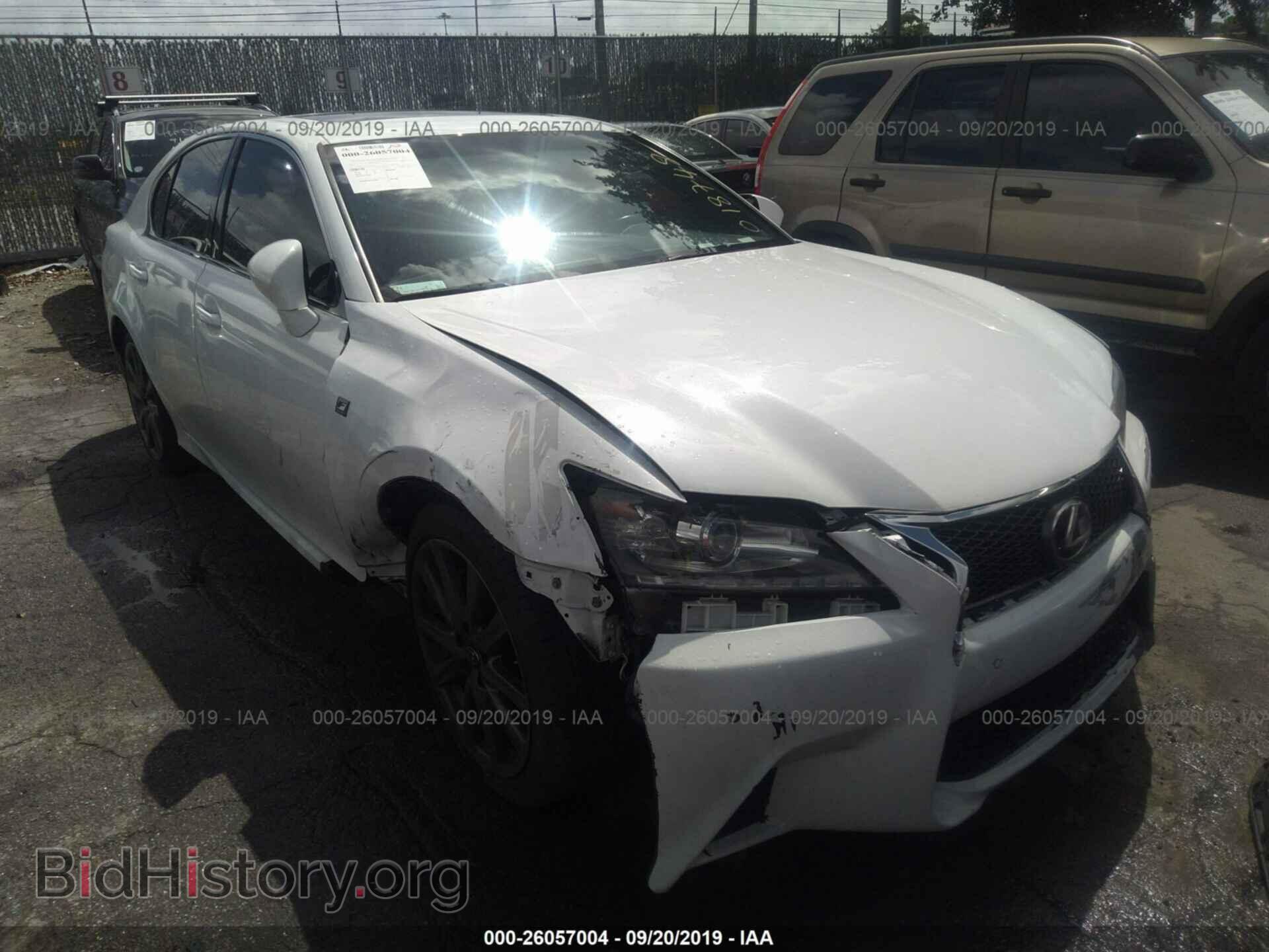 Фотография JTHBE1BL0FA018748 - LEXUS GS 2015
