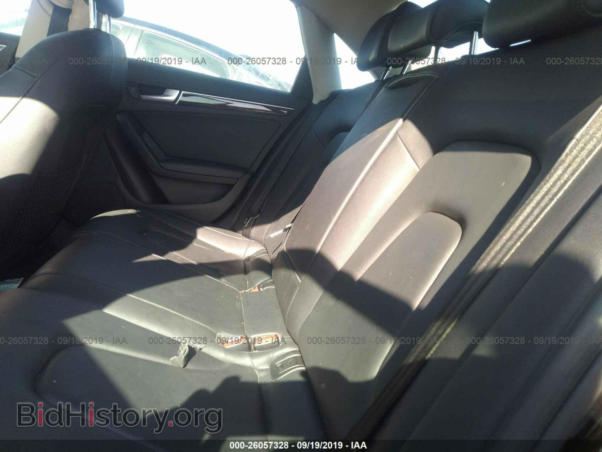 2012 AUDI A4 - VIN: WAUDFAFL1CN011519 - Фото 8