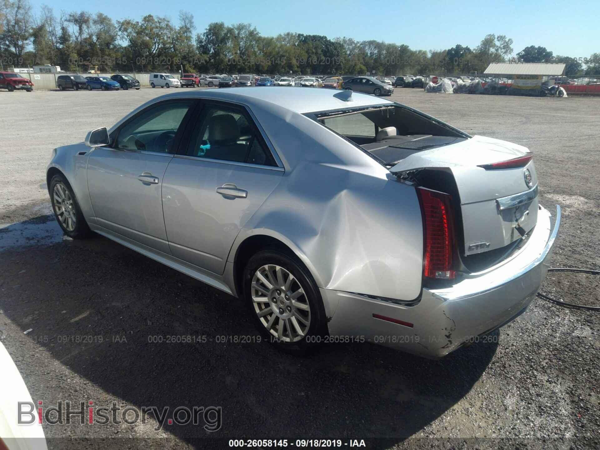 2012 CADILLAC CTS - VIN: 1G6DC5E54C0118960 - Фото 3