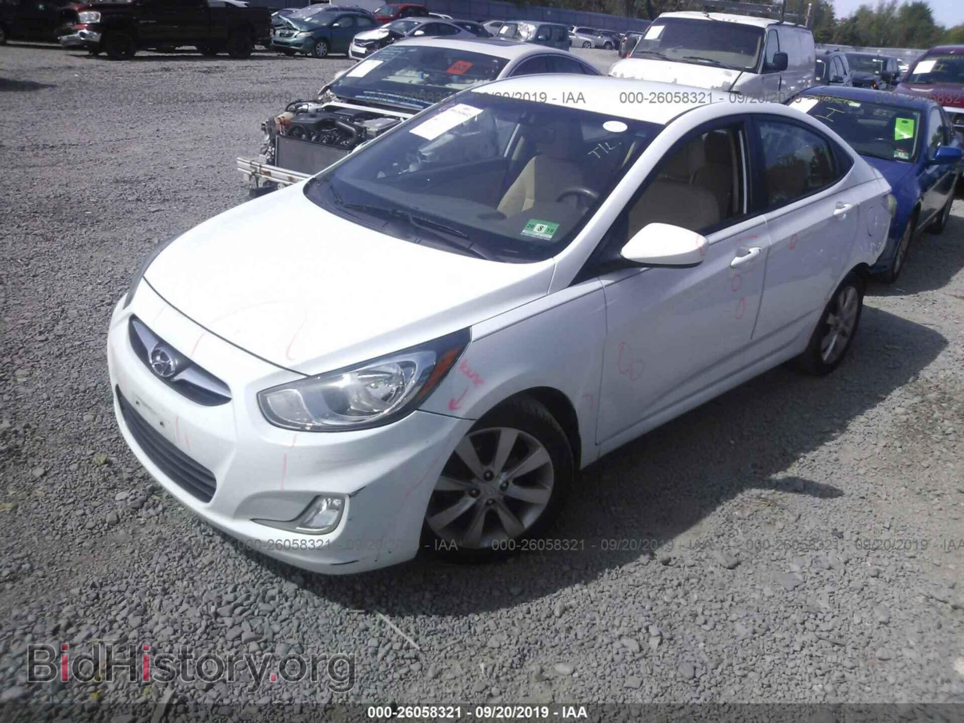 2013 HYUNDAI ACCENT - VIN: KMHCU4AE1DU320604 - Фото 2