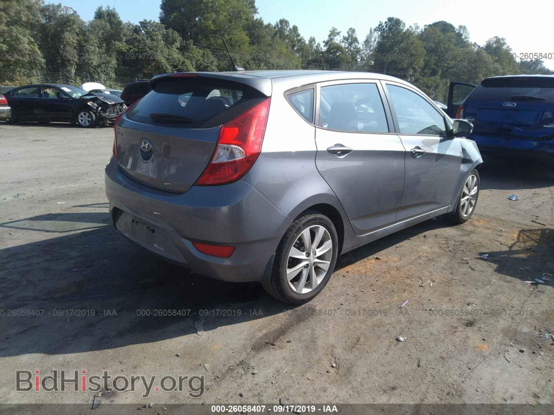 2014 HYUNDAI ACCENT - VIN: KMHCU5AEXEU174646 - Фото 4