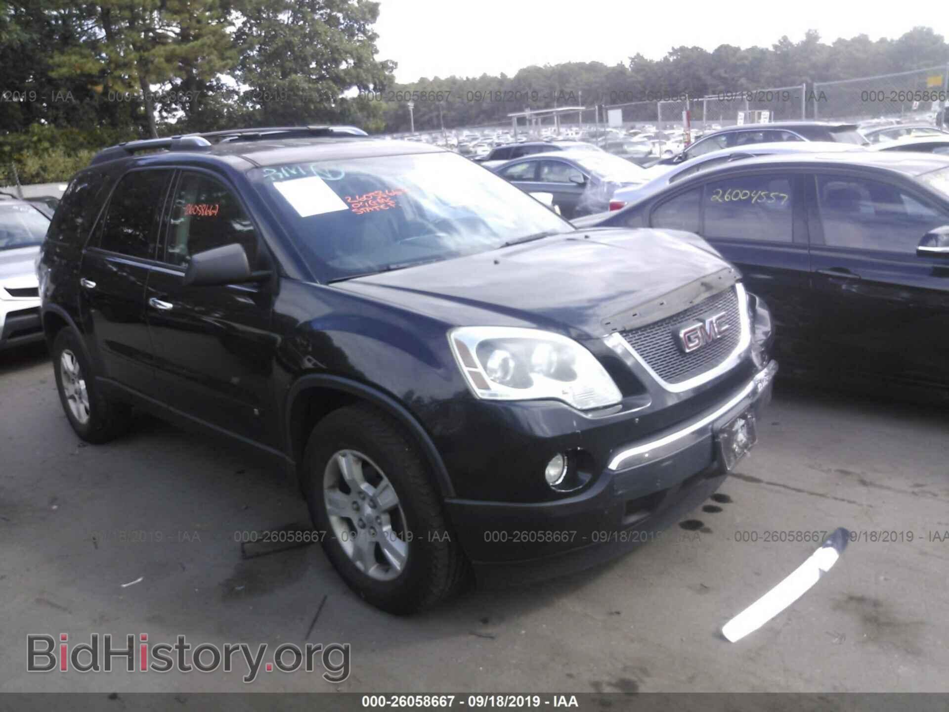 Photo 1GKER13D49J160300 - GMC ACADIA 2009