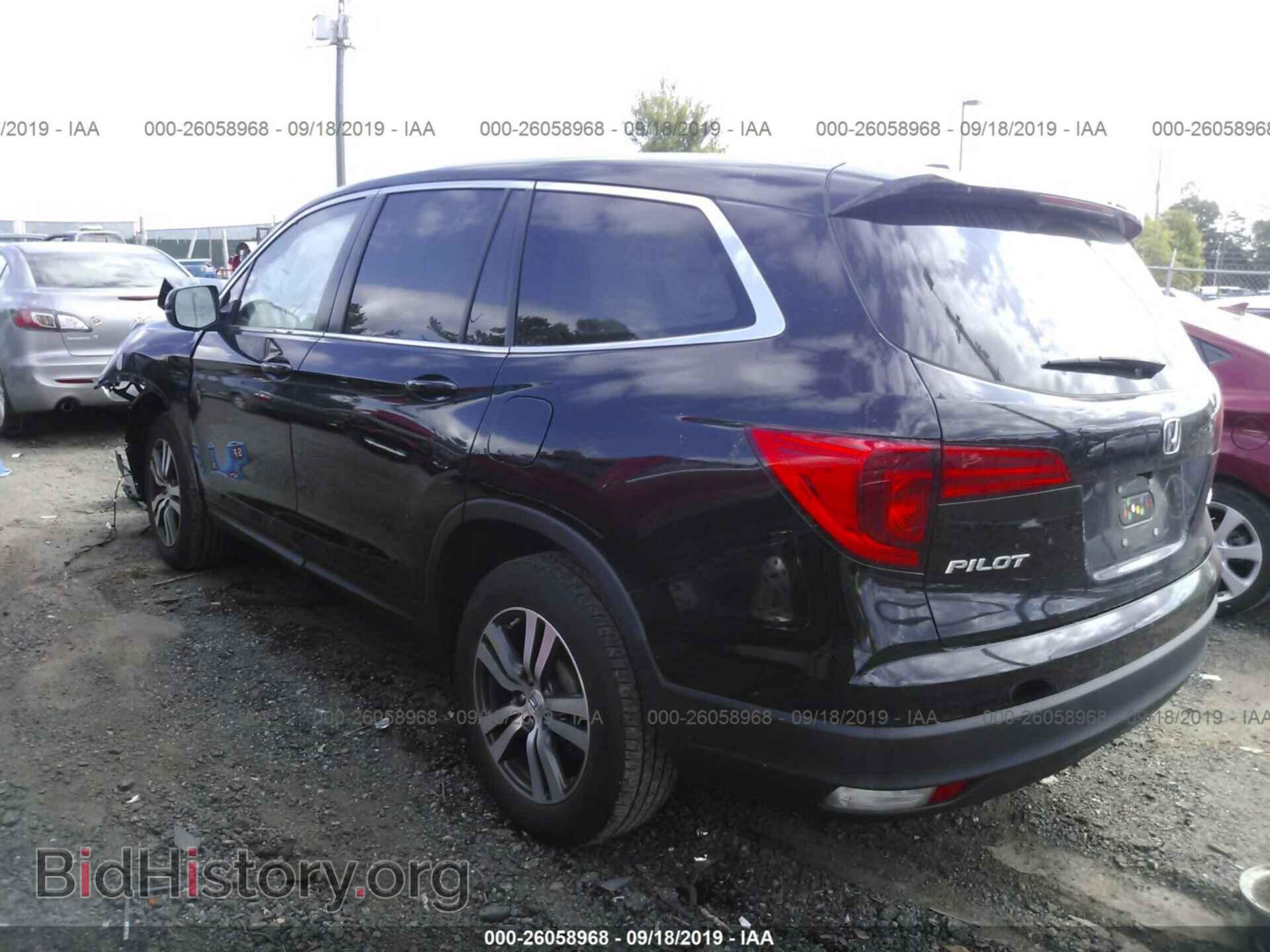 2016 HONDA PILOT - VIN: 5FNYF6H87GB051019 - Фото 3
