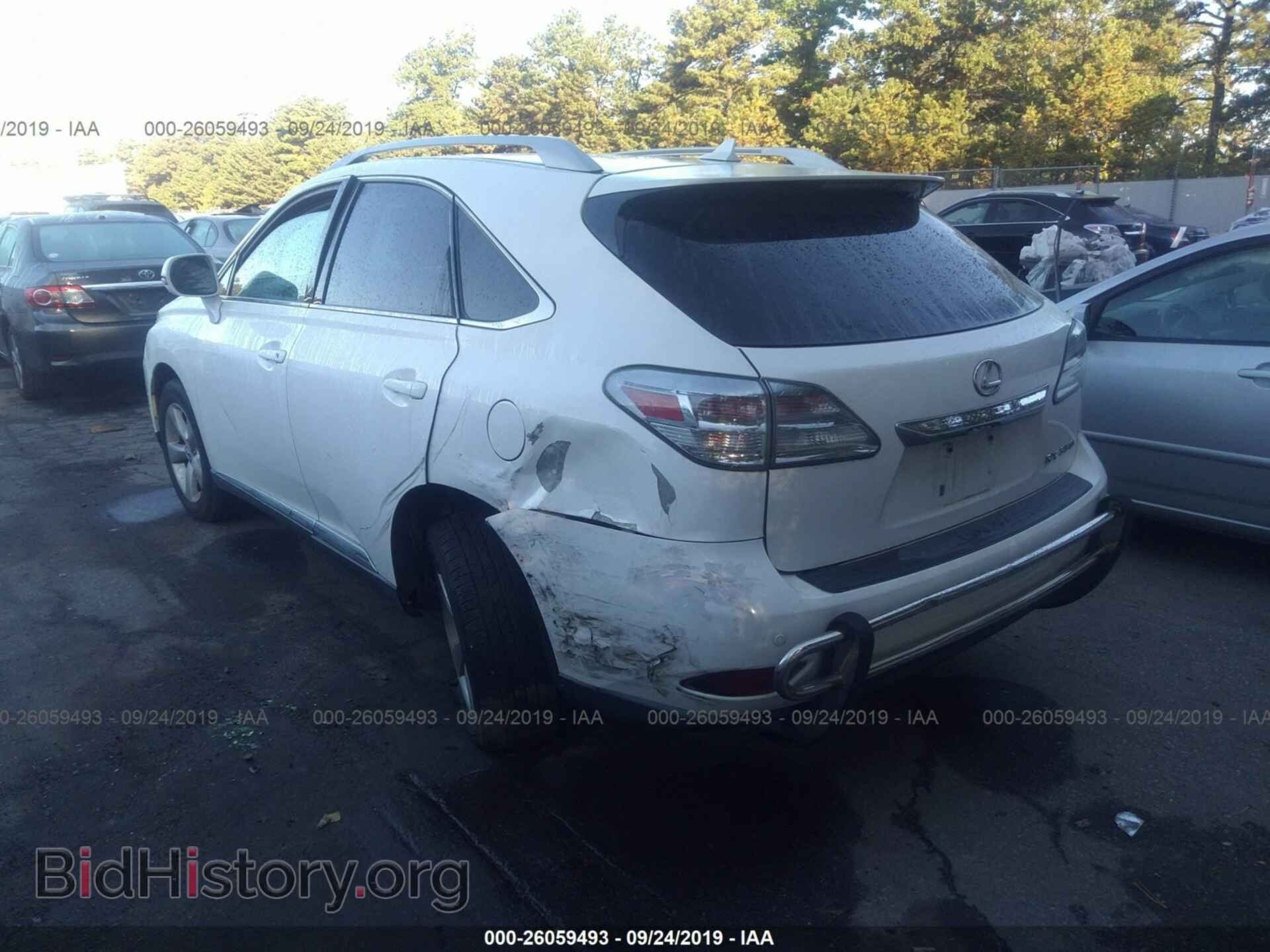 2012 LEXUS RX - VIN: 2T2BK1BA7CC123816 - Фото 3